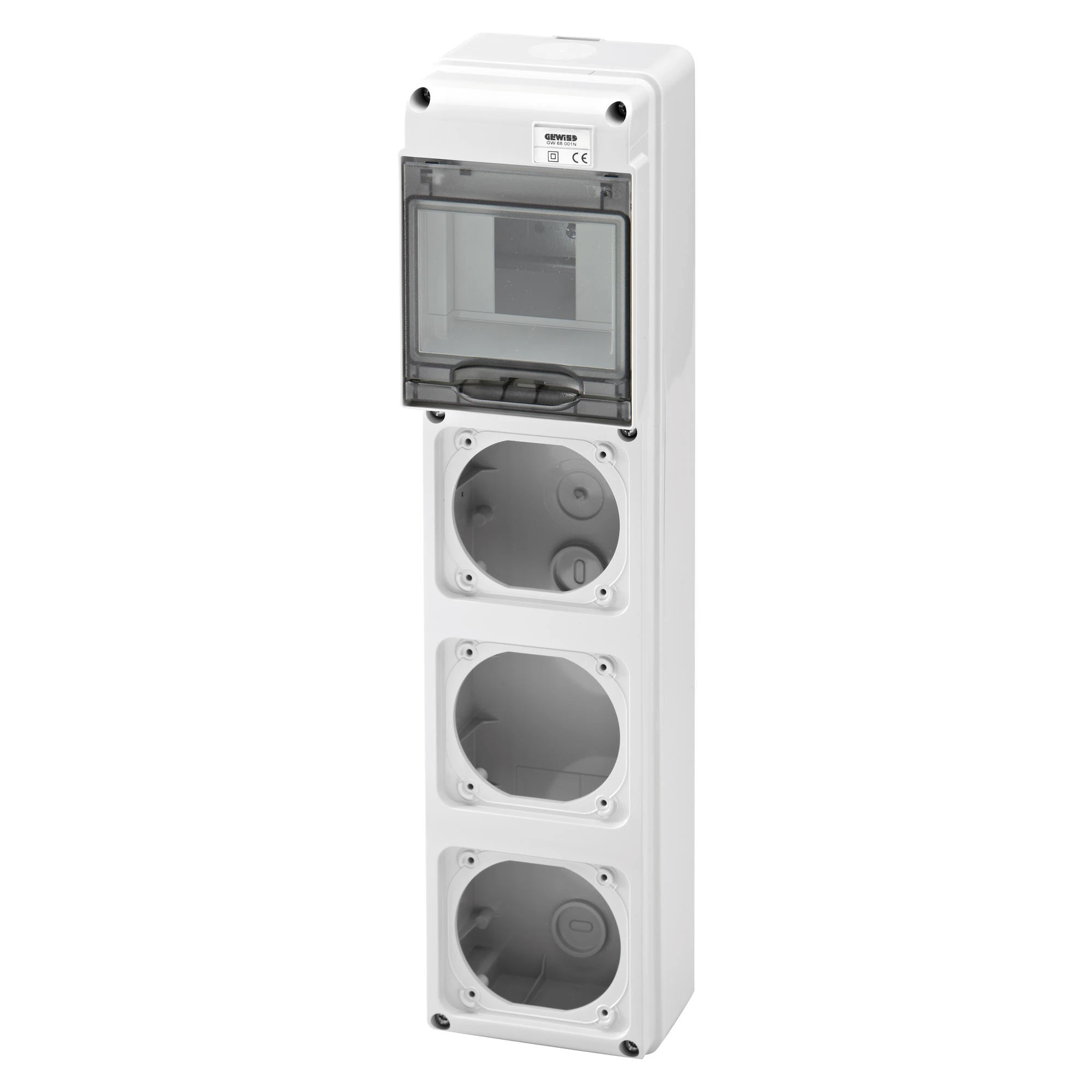 GEWISS GW68031N Q-DIN 5 MODULES - 3 FLANGE IEC 309 16A IP44/67 - IP65 (img_001)