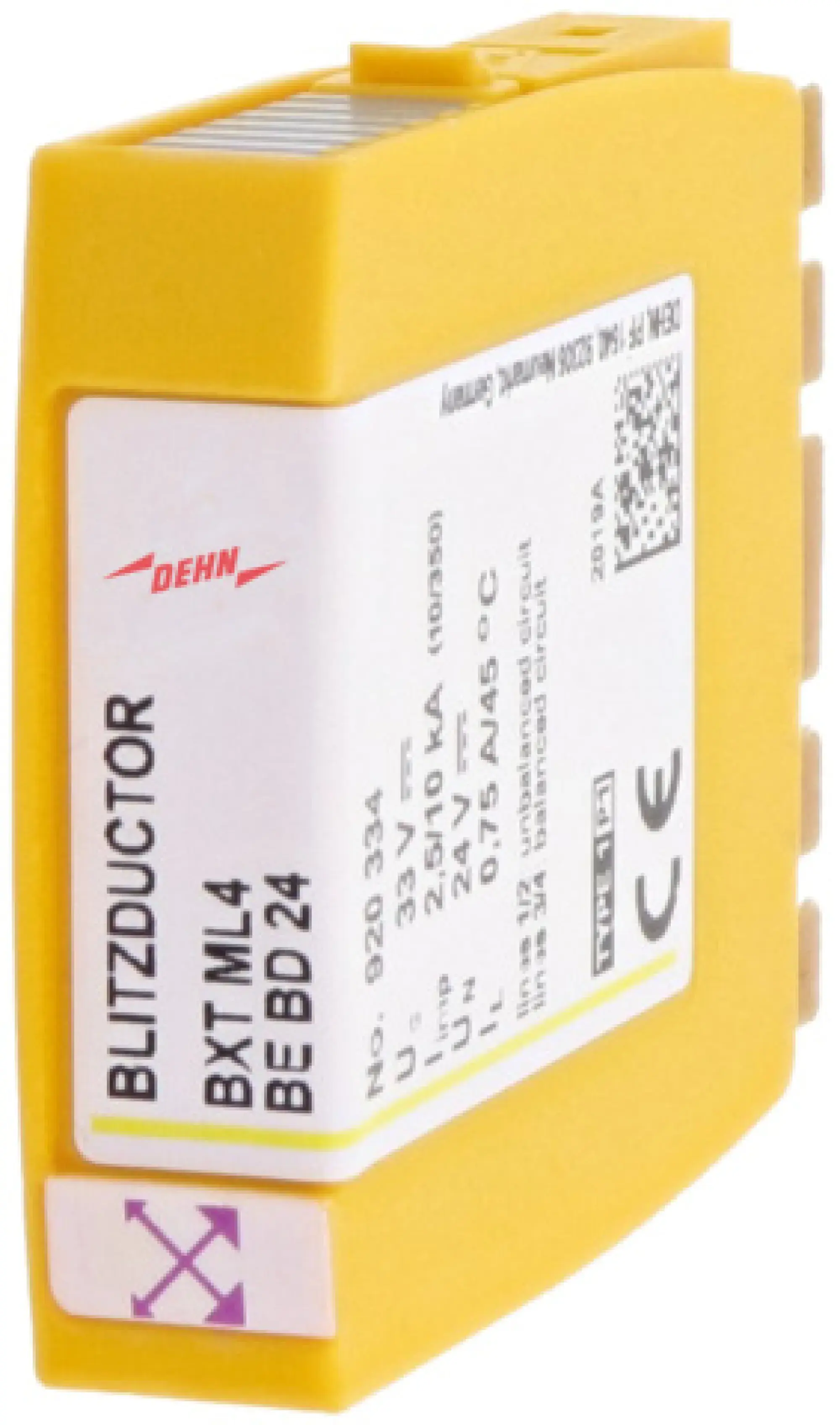 Dehn 920334 Combined arrester module for 2 single lines and 1 pair BLITZDUCTOR XT (img_001)