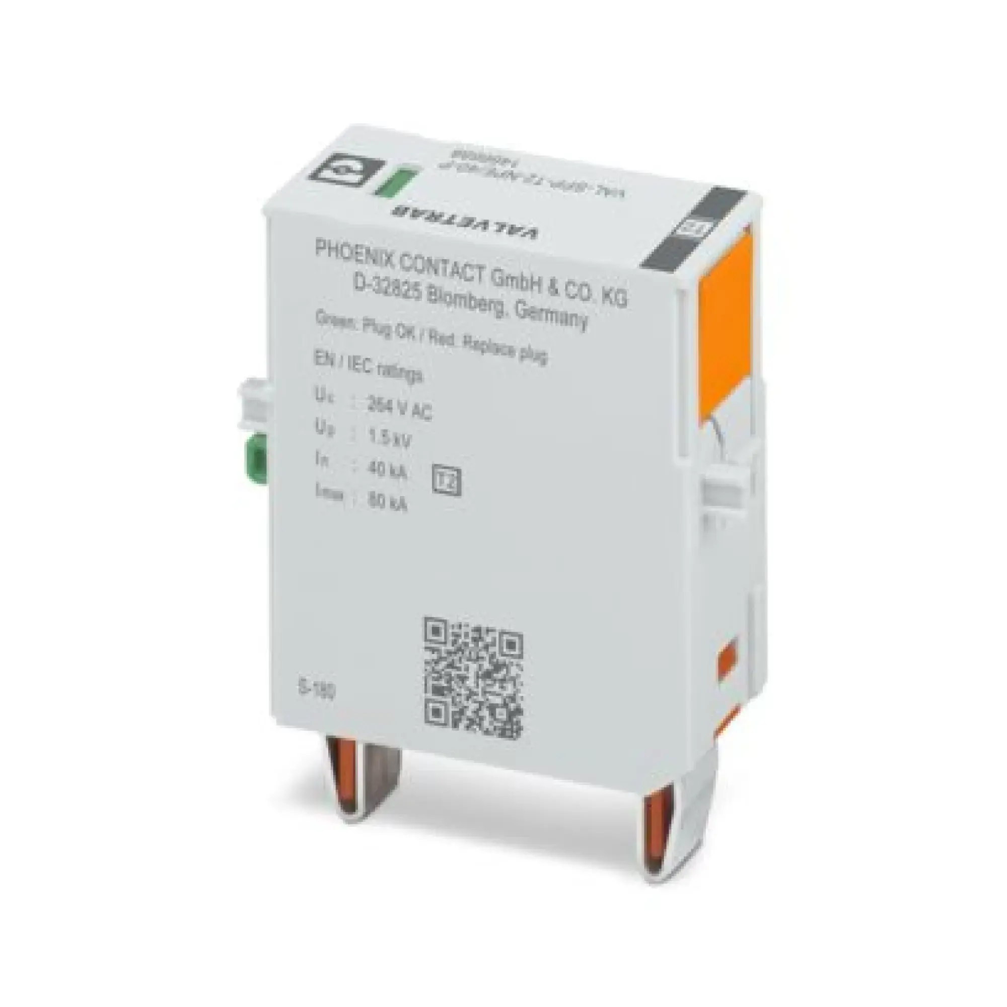Phoenix Contact 1466688 Type 2 surge protection plug VAL-SPP-T2-NPE/40-P (img_001) Phoenix Contact 1466688 Type 2 surge protection plug VAL-SPP-T2-NPE/40-P (img_001)