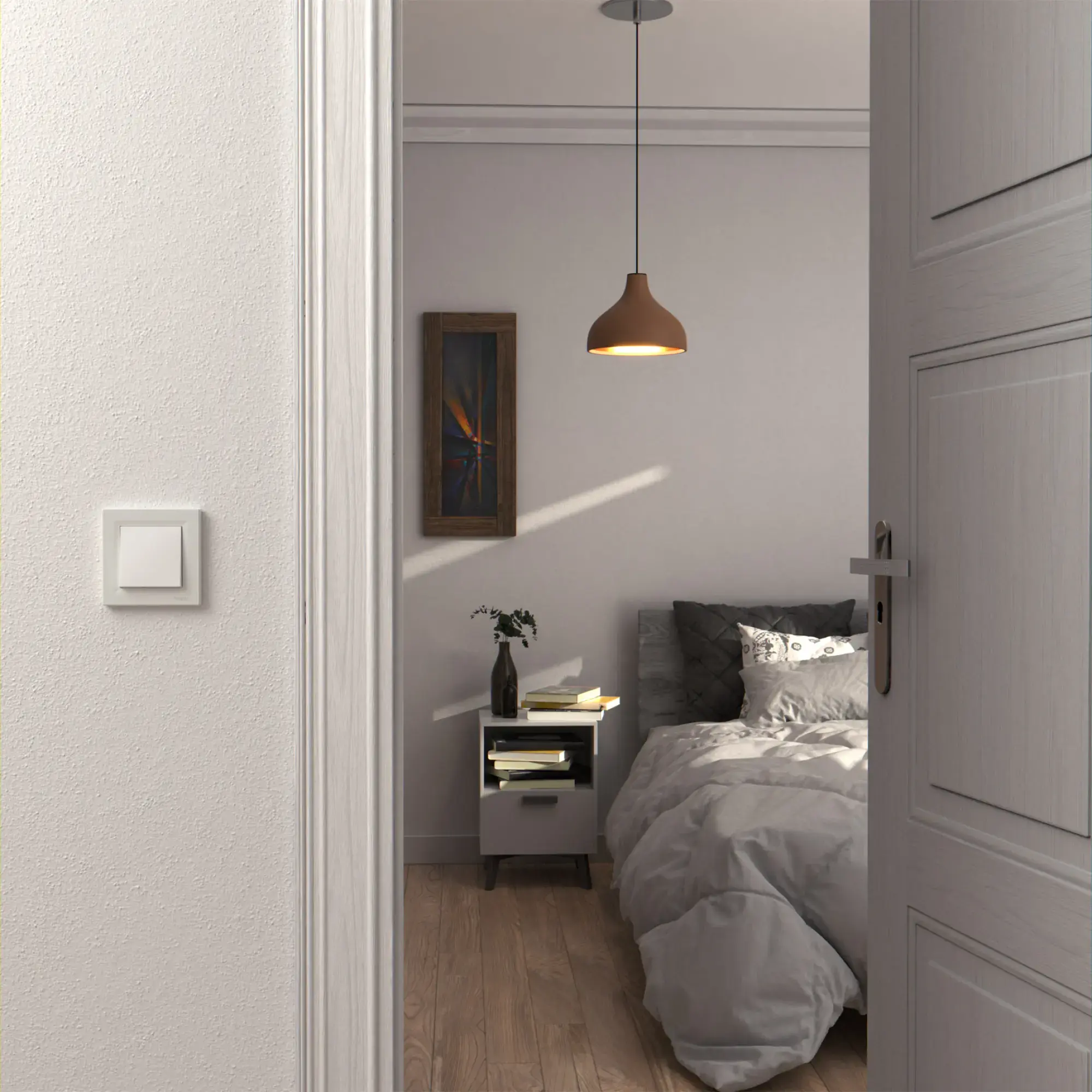 Schneider Electric EPH0200121 Asfora Set: 2-pole switch + 1-gang frame (img_002)