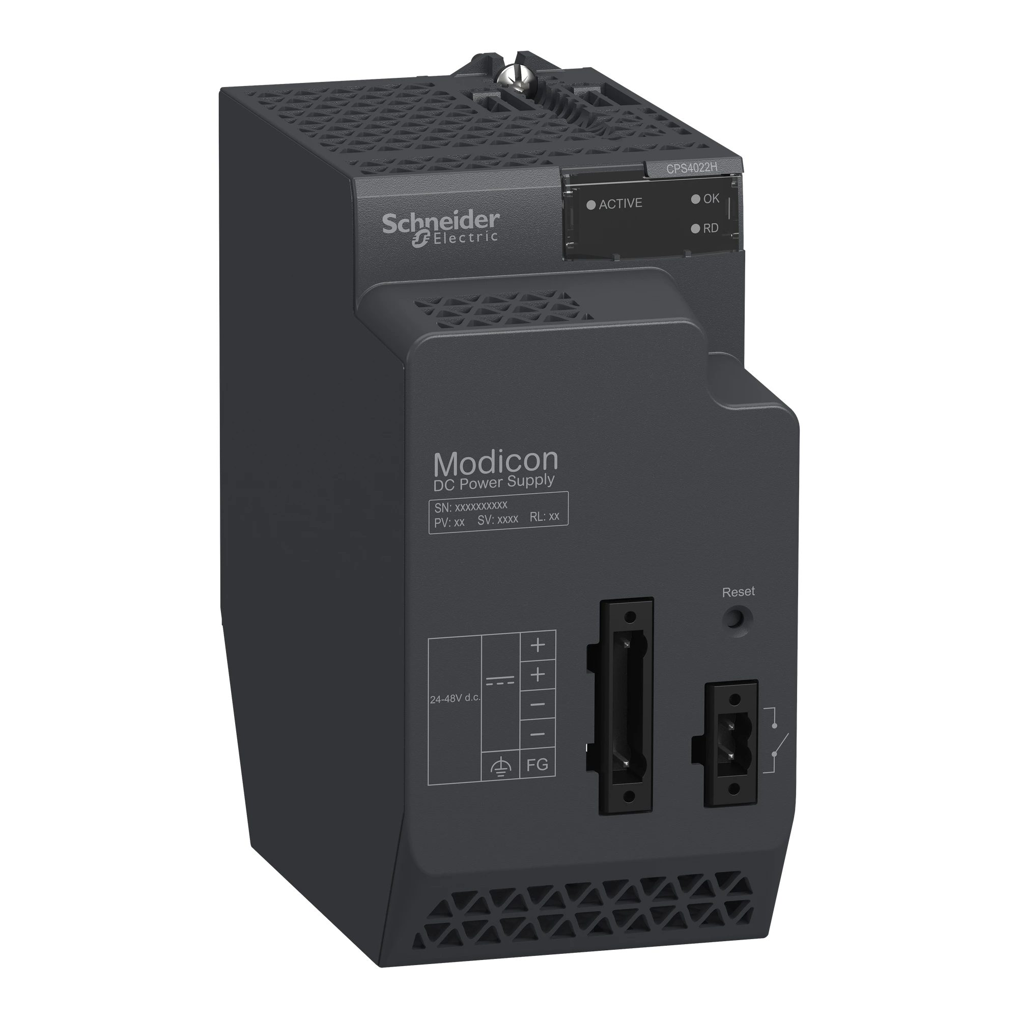 Schneider Electric BMXCPS4022H X80 power supply, 24-48V DC, for redundant architecture, rugged design (img_001) Schneider Electric BMXCPS4022H X80 power supply, 24-48V DC, for redundant architecture, rugged design (img_001)