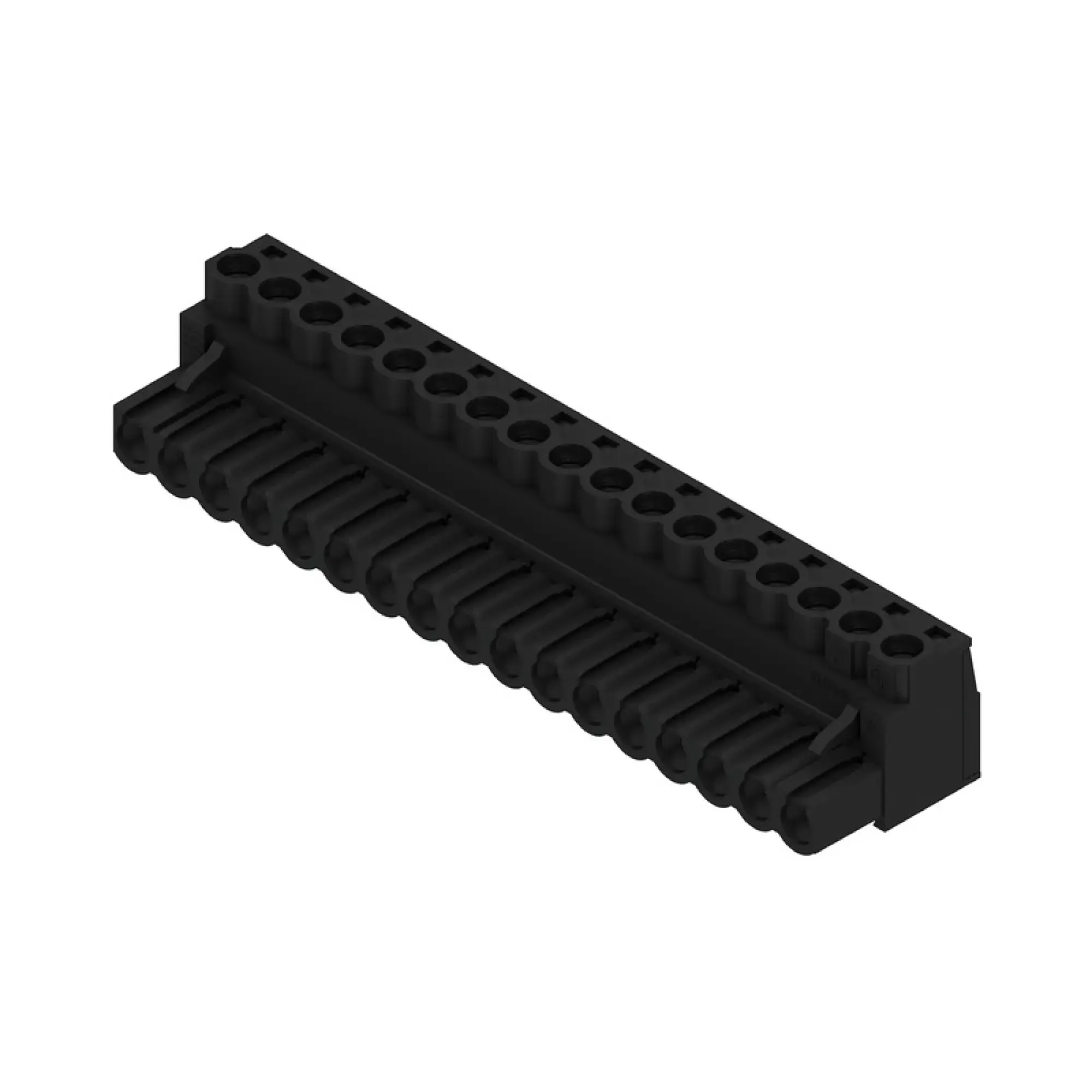 Weidmüller 1943960000 PCB connector (wire connection), 320 V, 23 A, Pitch in mm: 5.08, 4 mm², Number of poles: 17, Clamping yoke connection, Box (img_001)