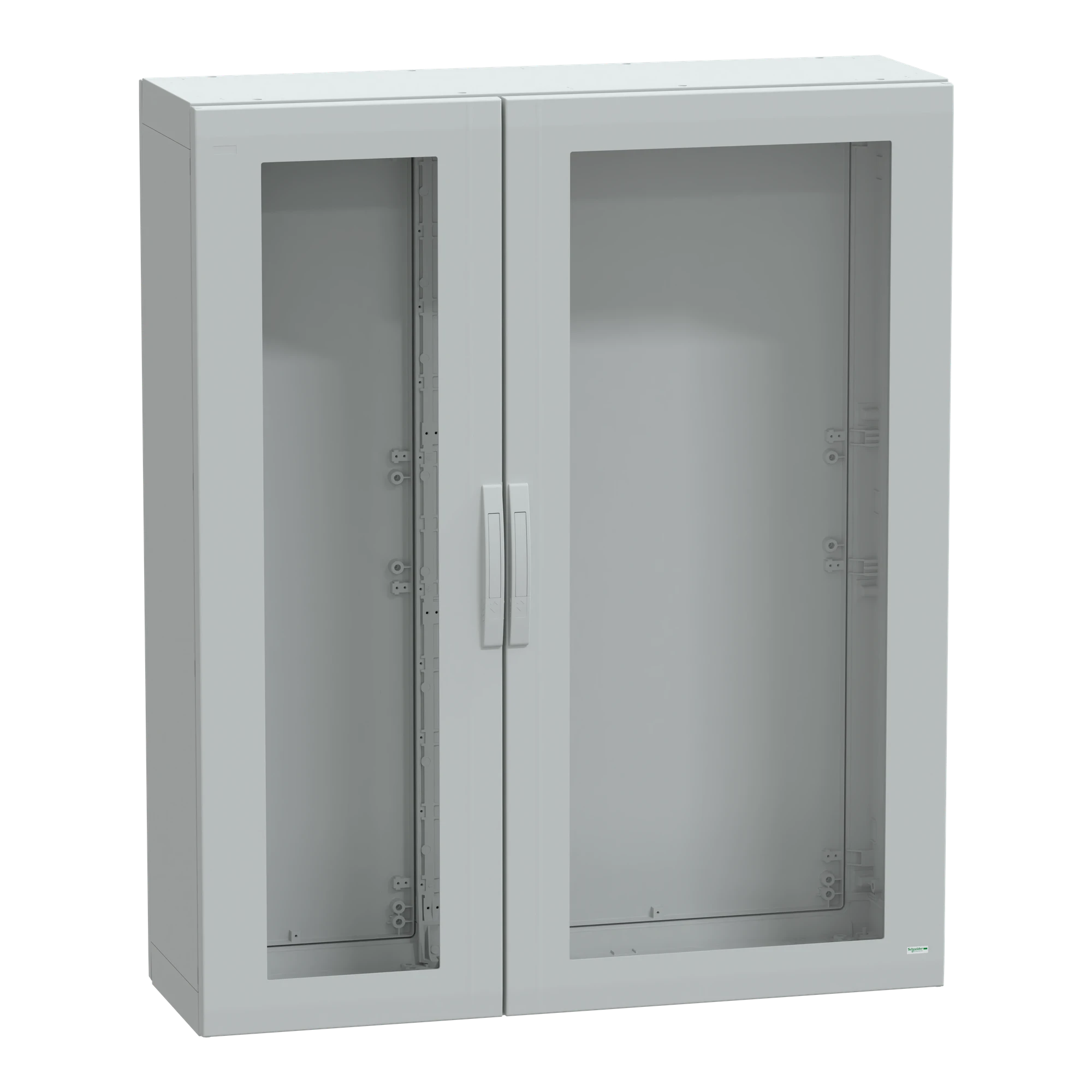 Schneider Electric NSYPLA15124TG Polyester enclosure floor-standing PLA completely sealed 1500x1250x420mm IP65, transparent doors (img_001)