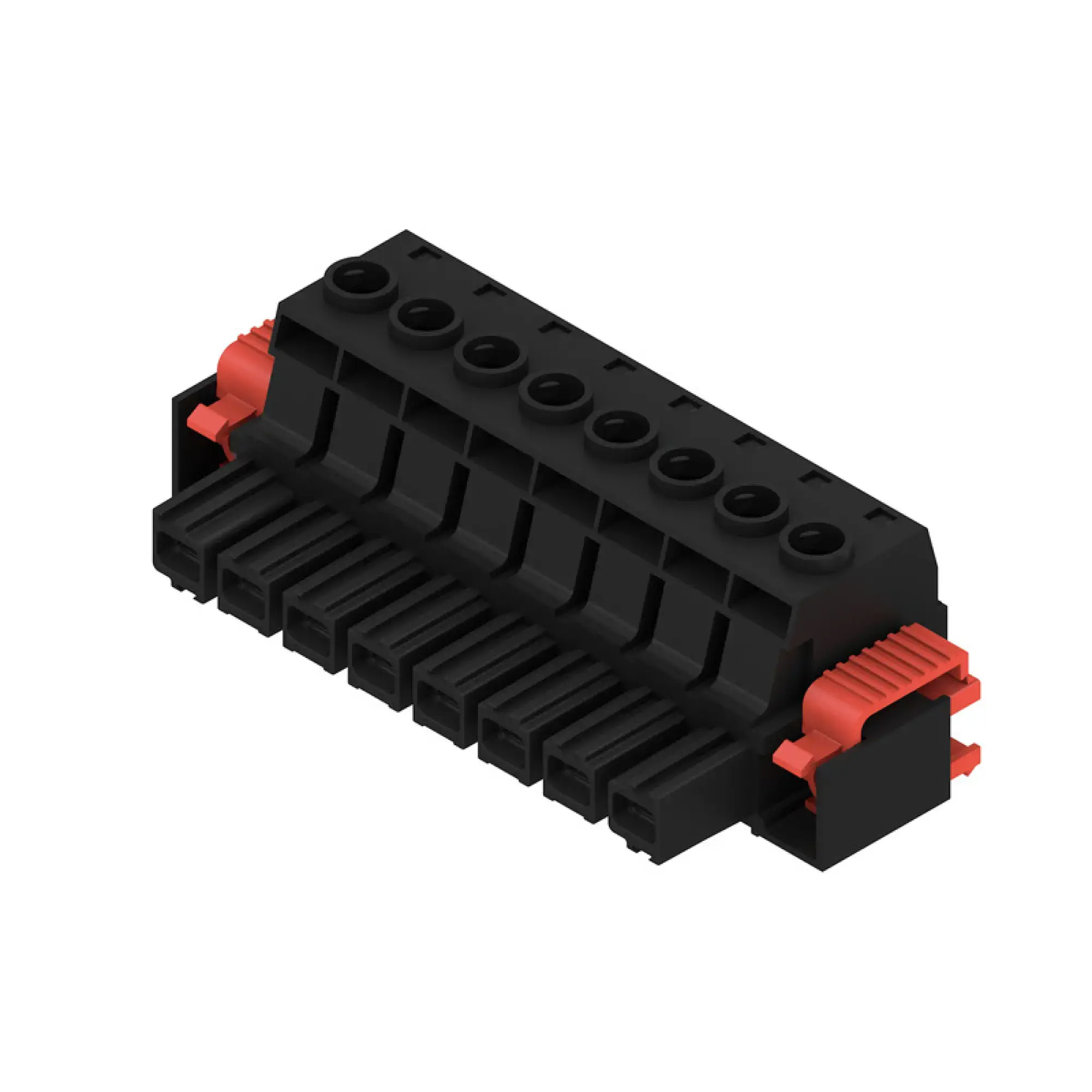 Weidmüller 1924680000 PCB connector (wire connection), 1000 V, 78.3 A, Pitch in mm: 10.16, 16 mm², Number of poles: 8, Clamping yoke connection, Box (img_001) Weidmüller 1924680000 PCB connector (wire connection), 1000 V, 78.3 A, Pitch in mm: 10.16, 16 mm², Number of poles: 8, Clamping yoke connection, Box (img_001)