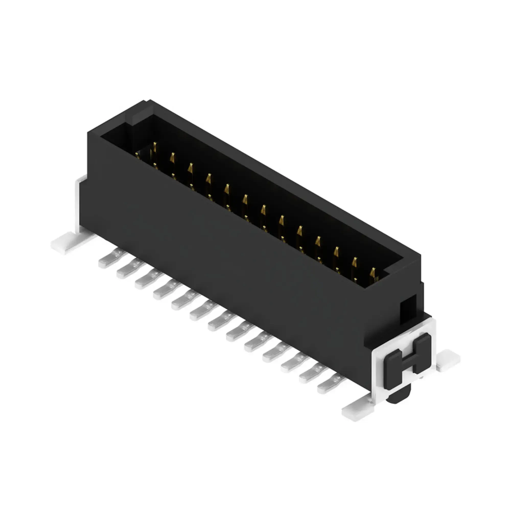 Weidmüller 2747010000 PCB connector (board connection), 2.8 A, Pitch in mm: 1.27, Number of poles: 26, SMD solder connection, Tape (img_001)