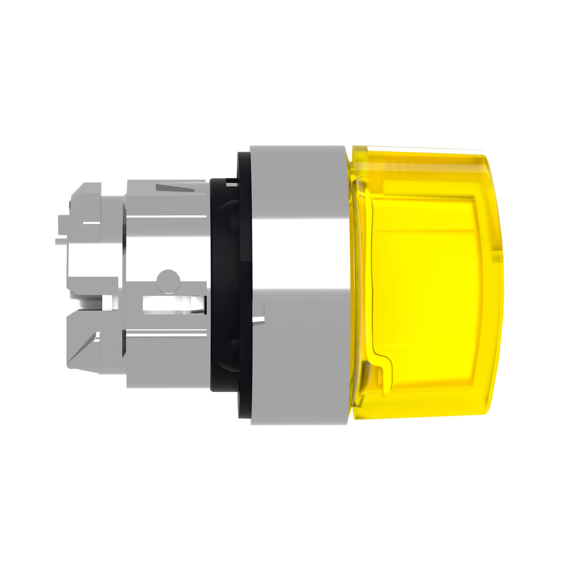 Schneider Electric ZB4BK1583 Illuminated Selector Switch, Front Element, Harmony XB4, Metal, 22mm, Yellow, for Universal LED, 3 Positions, Center Retained (img_003)