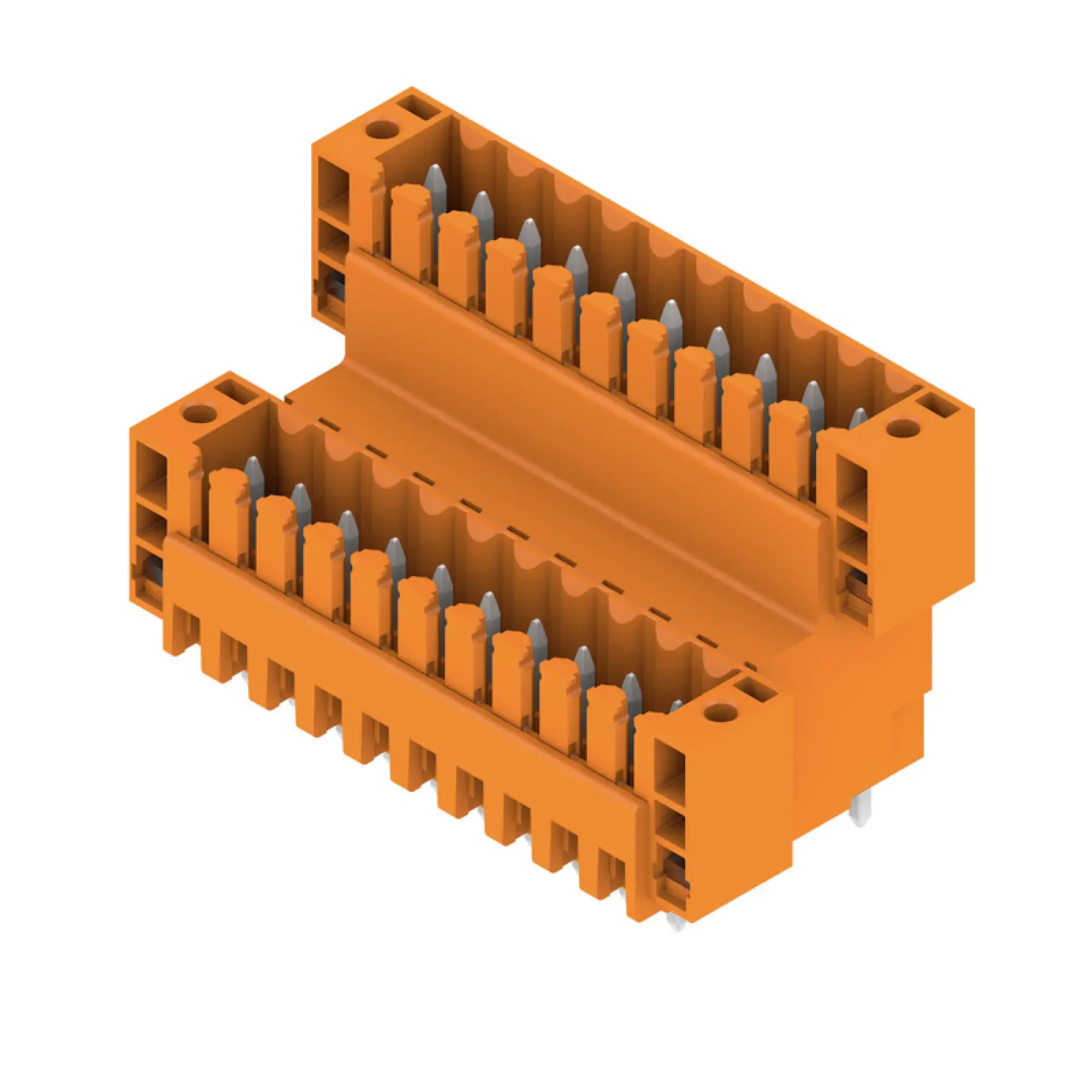 Weidmüller 1641280000 PCB connector (board connection), 160 V, 10.5 A, Pitch in mm: 3.50, Number of poles: 20, THT solder connection, Box (img_001)