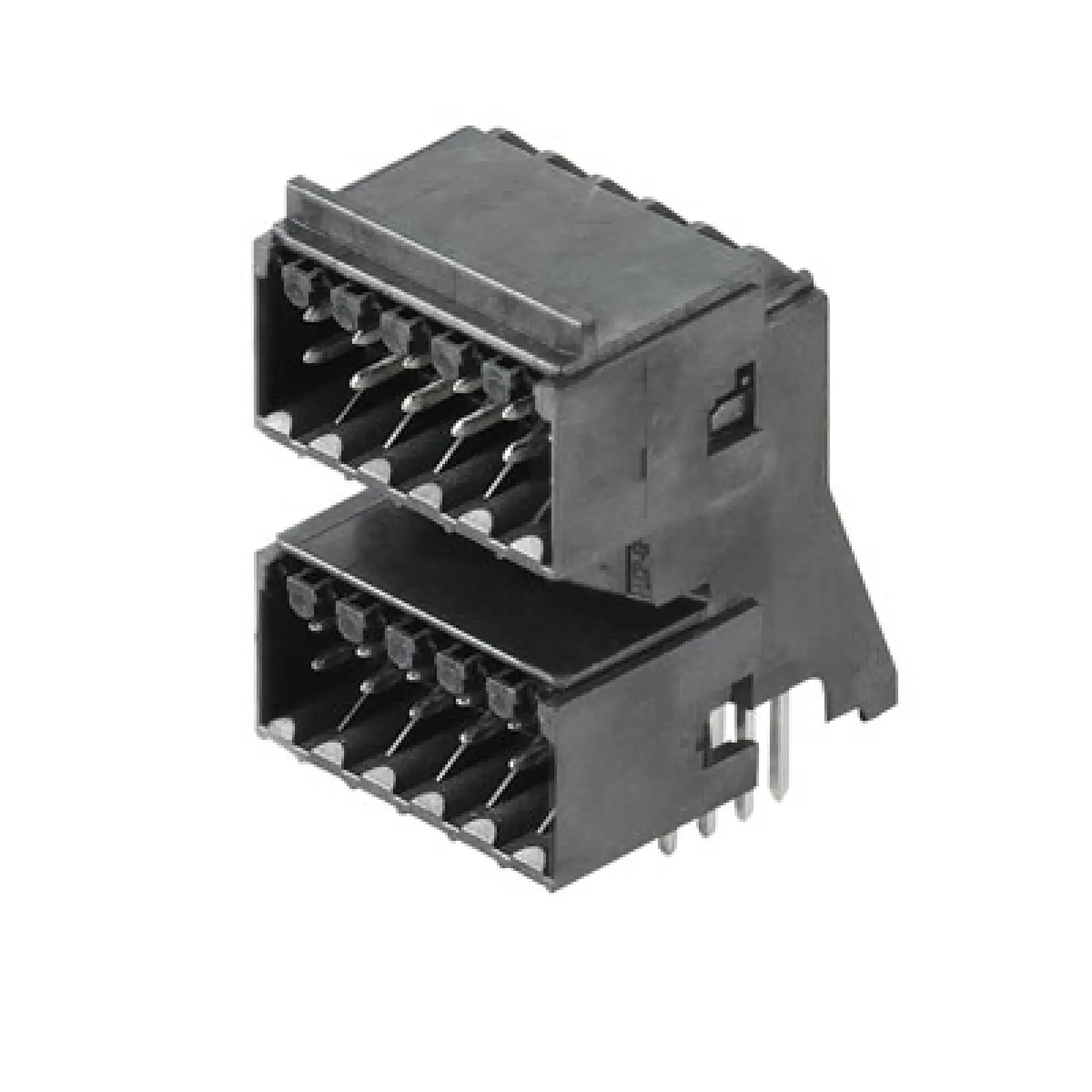 Weidmüller 1065340000 PCB connector (board connection), 160 V, 10 A, Pitch in mm: 3.50, Number of poles: 24, THT/THR solder connection, Box S2LD-THR 3.50/24/90G 3.2SN BK BX (img_001)