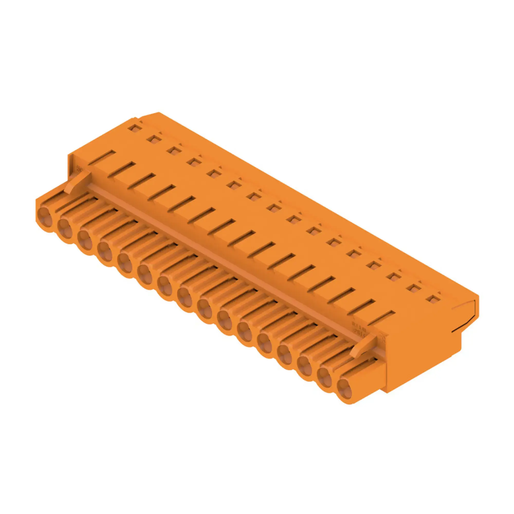Weidmüller 1500960000 PCB connector (wire connection), 320 V, 27 A, Pitch in mm: 5.08, 2.5 mm², Number of poles: 16, TOP connection, Box (img_001)