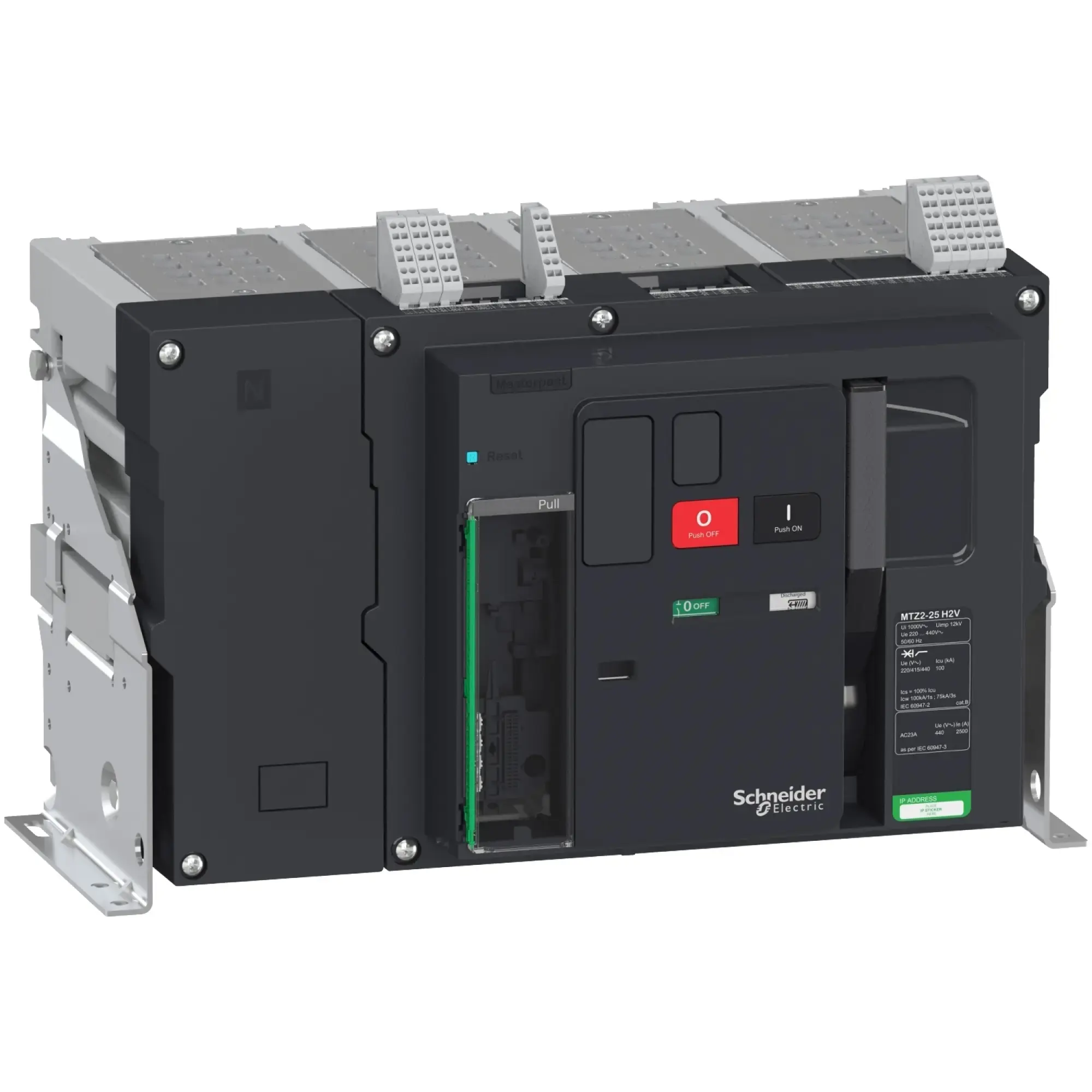 Schneider Electric LV846185 MasterPact MTZ2 2500A H2V Breaking capacity=Icu=Icw=100kA 4P Basic switch Fixed-mount (img_002) Schneider Electric LV846185 MasterPact MTZ2 2500A H2V Breaking capacity=Icu=Icw=100kA 4P Basic switch Fixed-mount (img_002)