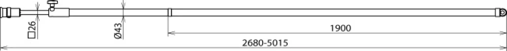 Dehn 769500 Telescopic earthing stick L 2680-5015mm w. cone coupling SQL (img_004)