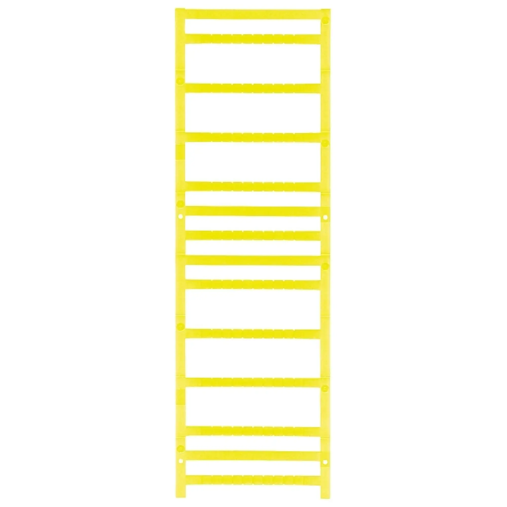Weidmüller 1924280000 Terminal marking, yellow, Pitch in mm: 5.00, Printed characters: neutral, Width: 5 mm, Height: 5 mm (img_001)