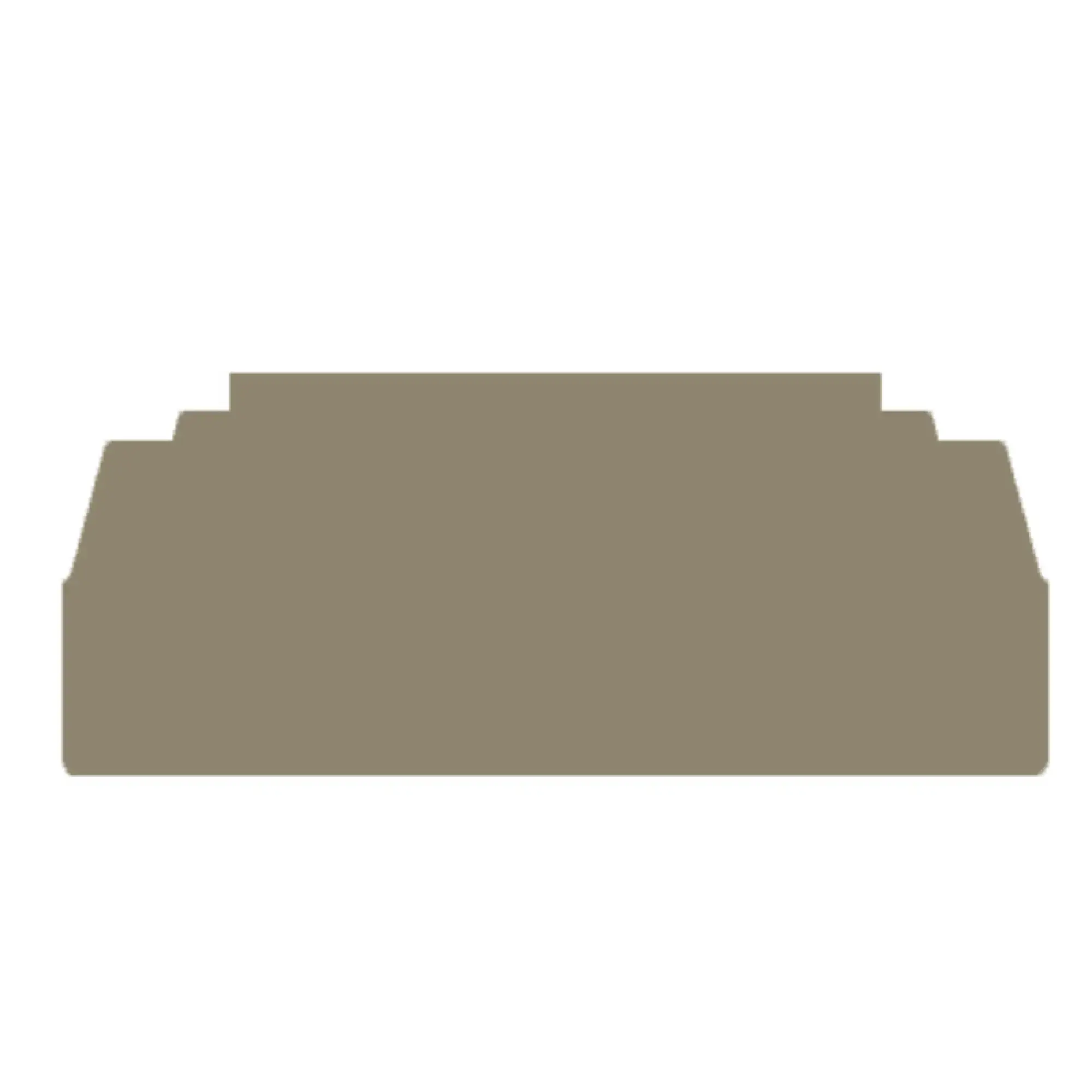 Weidmüller 1879910000 End plate (terminals), dark beige, Height: 87 mm, Width: 2 mm, V-0, Wemid (img_001) Weidmüller 1879910000 End plate (terminals), dark beige, Height: 87 mm, Width: 2 mm, V-0, Wemid (img_001)