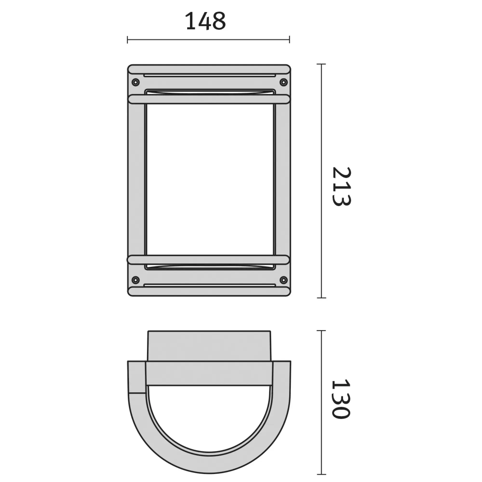 Performance iN Lighting 301411 LED-Wandleuchte 4000K 10W statisch symmetrische extrabreite Streuoptik 301411 (img_003)