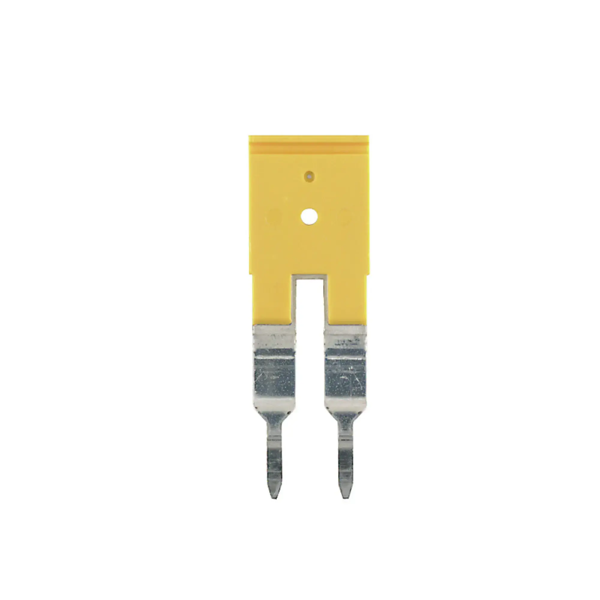 Weidmüller 1608950000 Cross-connector (terminal), Plugged, yellow, 32 A, Number of poles: 2, Pitch in mm: 6.10, Insulated: Yes, Width: 2.8 mm (img_001) Weidmüller 1608950000 Cross-connector (terminal), Plugged, yellow, 32 A, Number of poles: 2, Pitch in mm: 6.10, Insulated: Yes, Width: 2.8 mm (img_001)