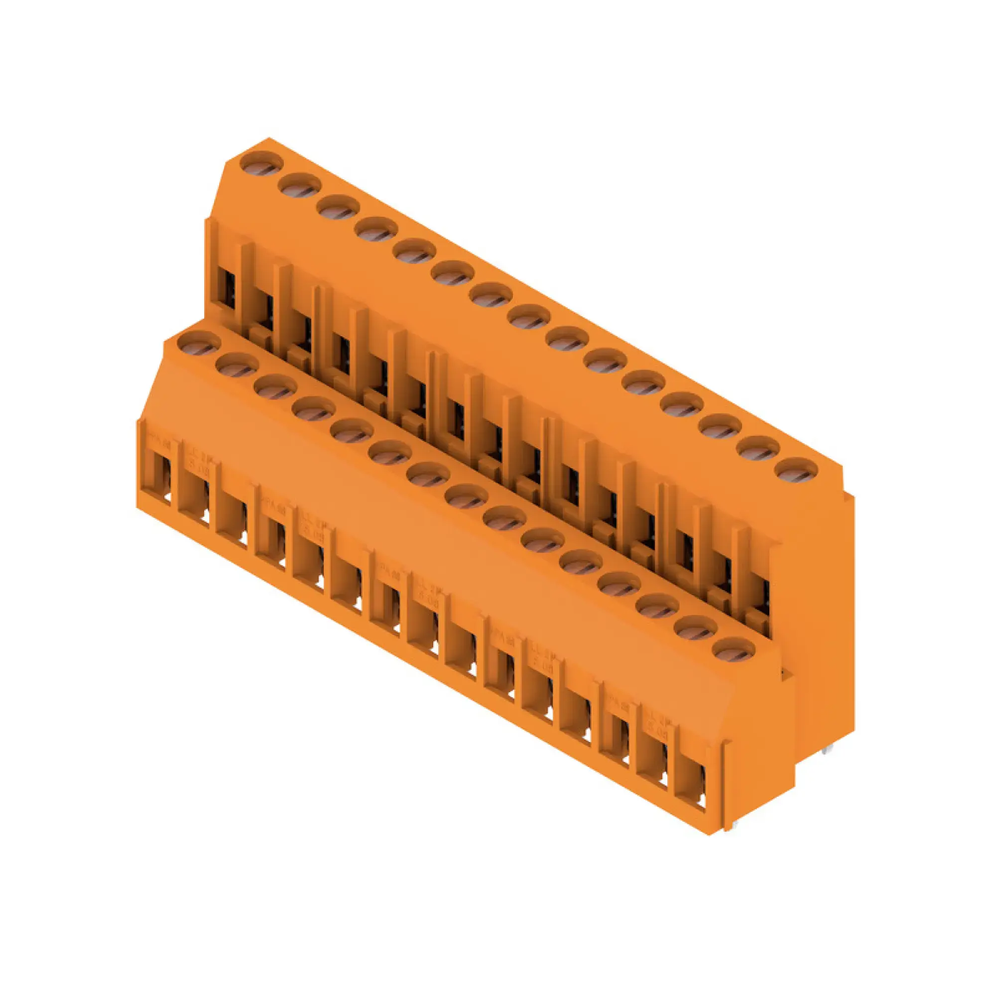Weidmüller 1977590000 PCB terminal, 320 V, 32.5 A, Pitch in mm: 5.08, 6 mm², Number of poles: 30, Clamping yoke connection, THT solder connection, 90°, Box (img_001) Weidmüller 1977590000 PCB terminal, 320 V, 32.5 A, Pitch in mm: 5.08, 6 mm², Number of poles: 30, Clamping yoke connection, THT solder connection, 90°, Box (img_001)