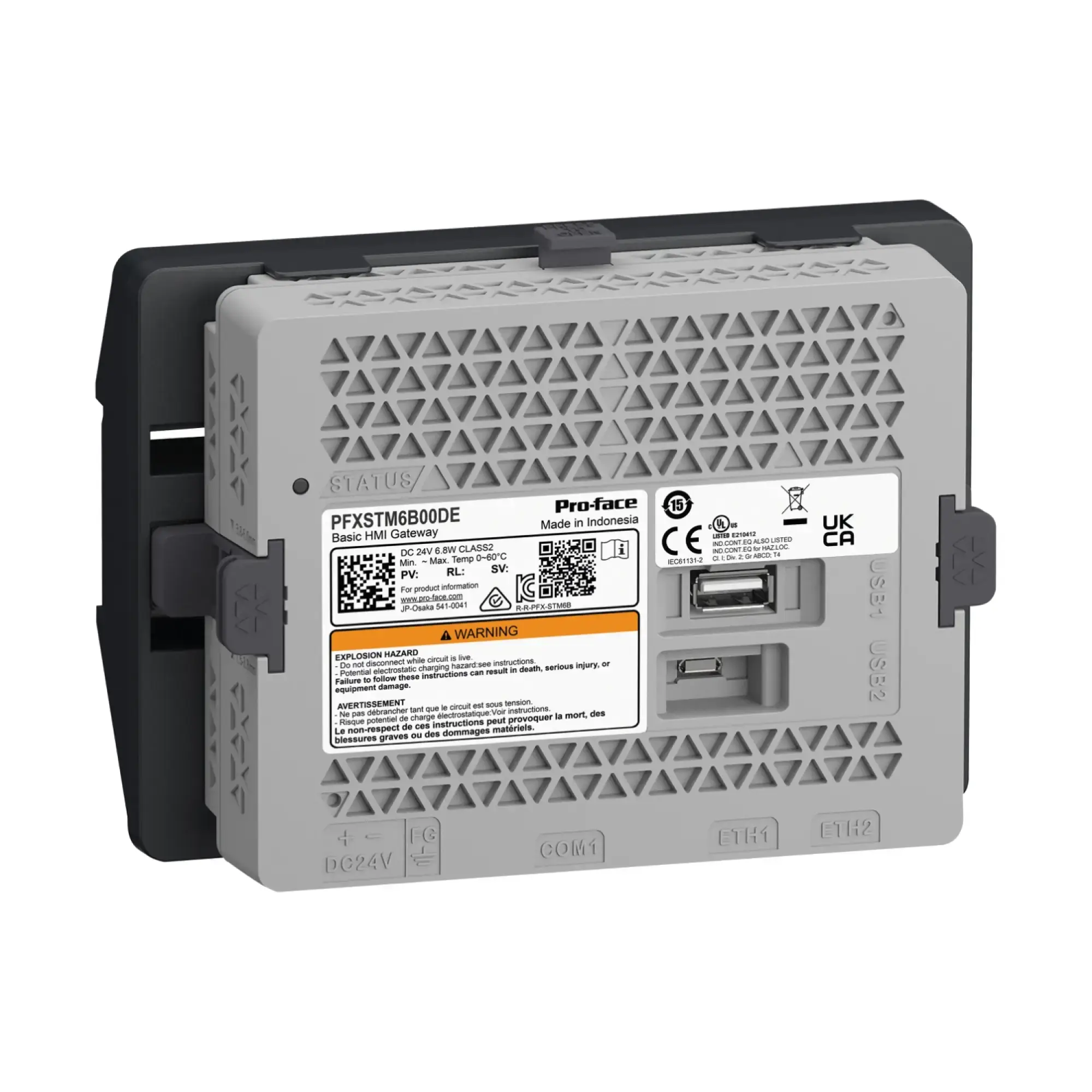 Schneider Electric PFXSTM6B00DE Pro-face STM6000 Gateway Box, ohne Display, inkl. Hutschienenadapter, GP-Pro EX (img_002)