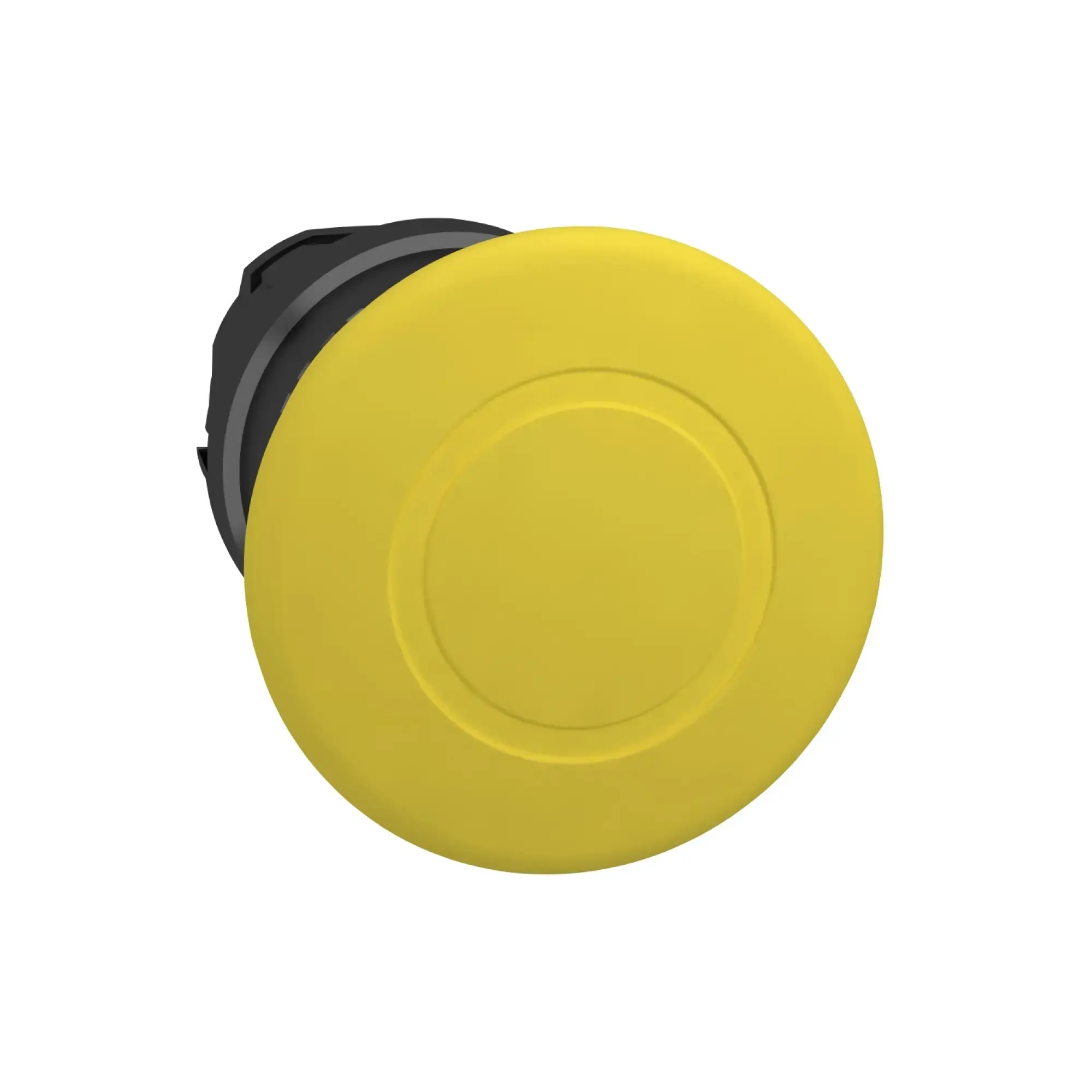 Schneider Electric ZB4BT57 Mushroom Push Button, Front Element, Harmony XB4, Metal Black, 22mm, Yellow, Mushroom 40mm, Pull Release (img_002)