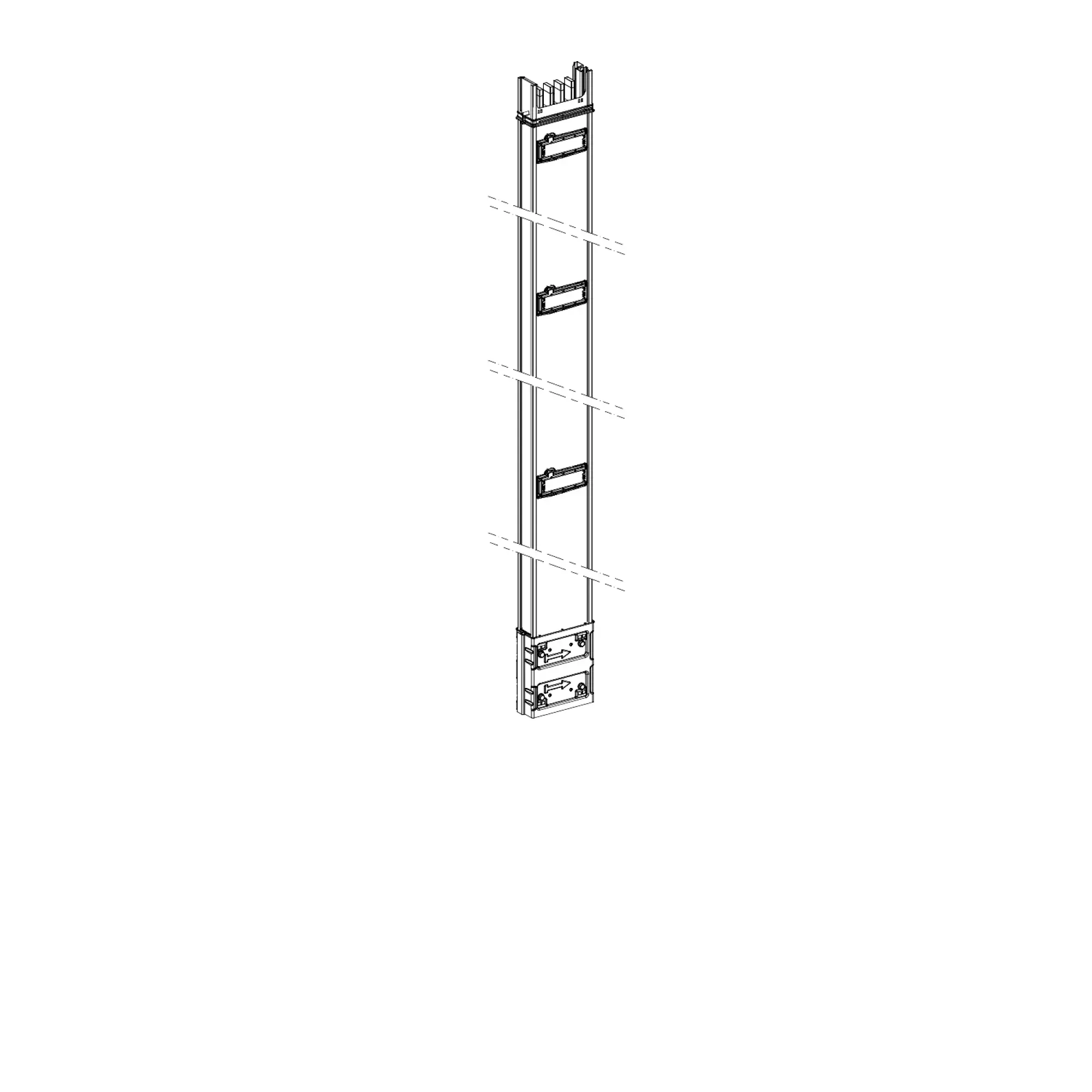 Schneider Electric KSC400EV4203 KSC straight element, 400A, 2m, 3 outlets, one-sided (img_002)