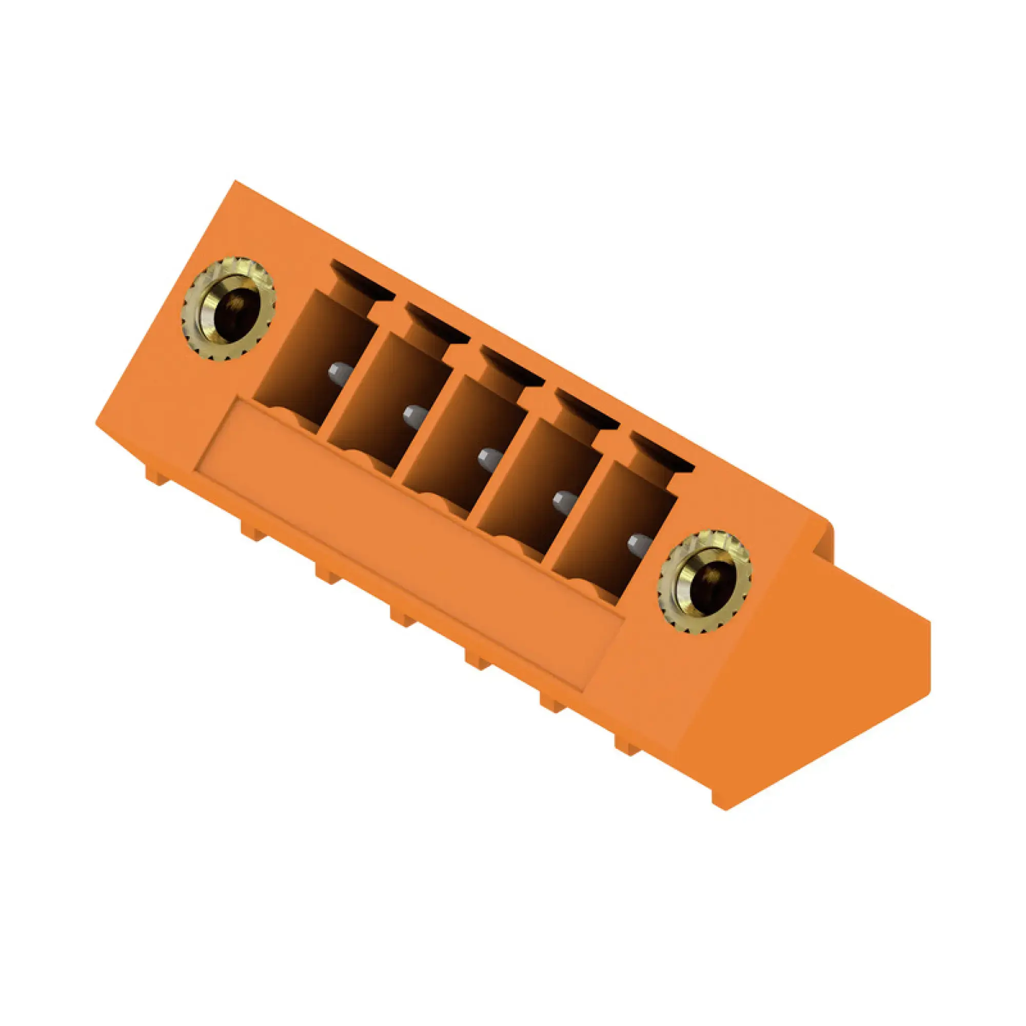 Weidmüller 1976770000 PCB connector (board connection), 160 V, 17.5 A, Pitch in mm: 3.81, Number of poles: 5, THT solder connection, Box (img_001)