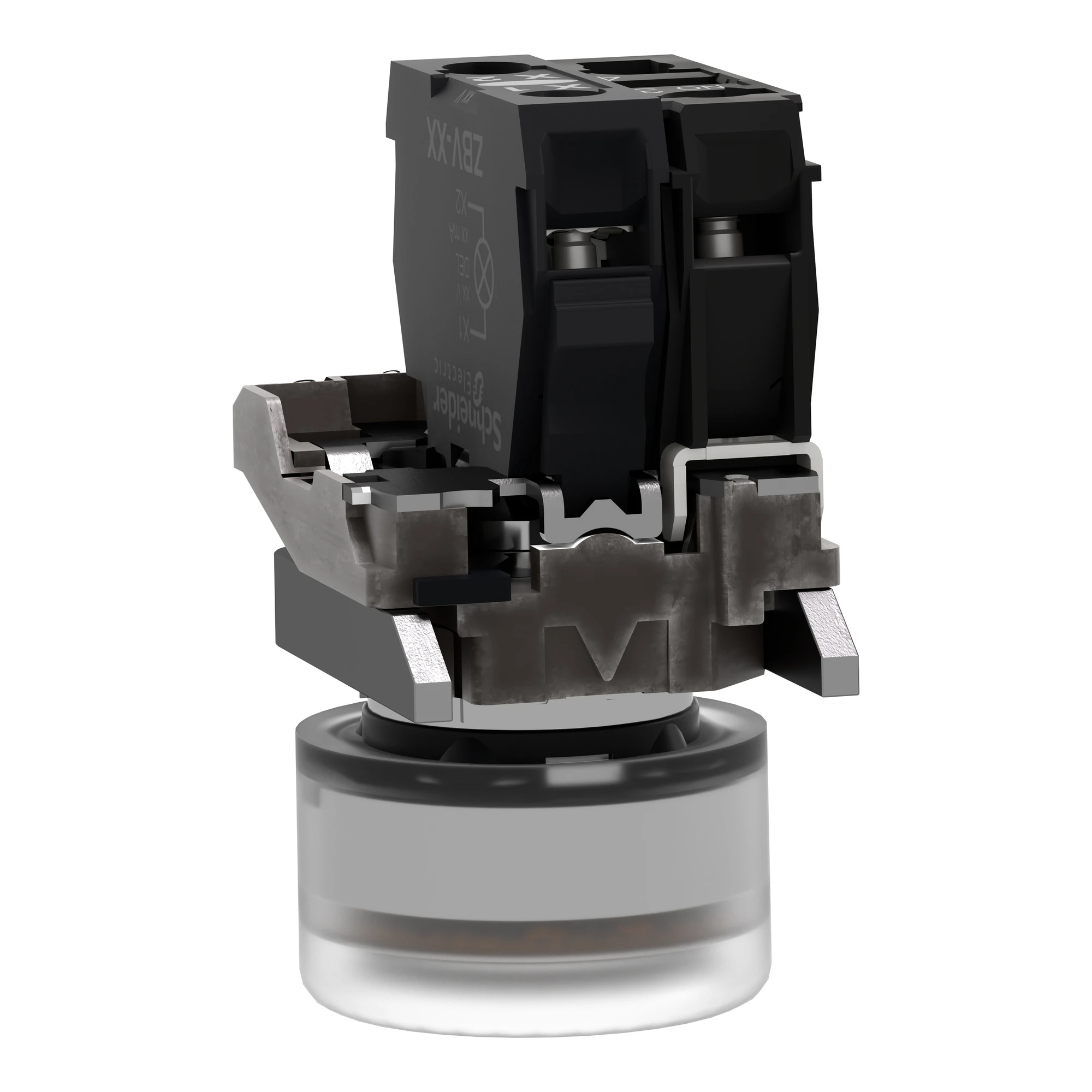 Schneider Electric XB4BP583B5EX Illuminated pushbutton, Harmony XB4, metal, 22mm, yellow, unlabelled, momentary, with protective cover, 1S, 24V ACDC, ATEX (img_007) Schneider Electric XB4BP583B5EX Illuminated pushbutton, Harmony XB4, metal, 22mm, yellow, unlabelled, momentary, with protective cover, 1S, 24V ACDC, ATEX (img_007)