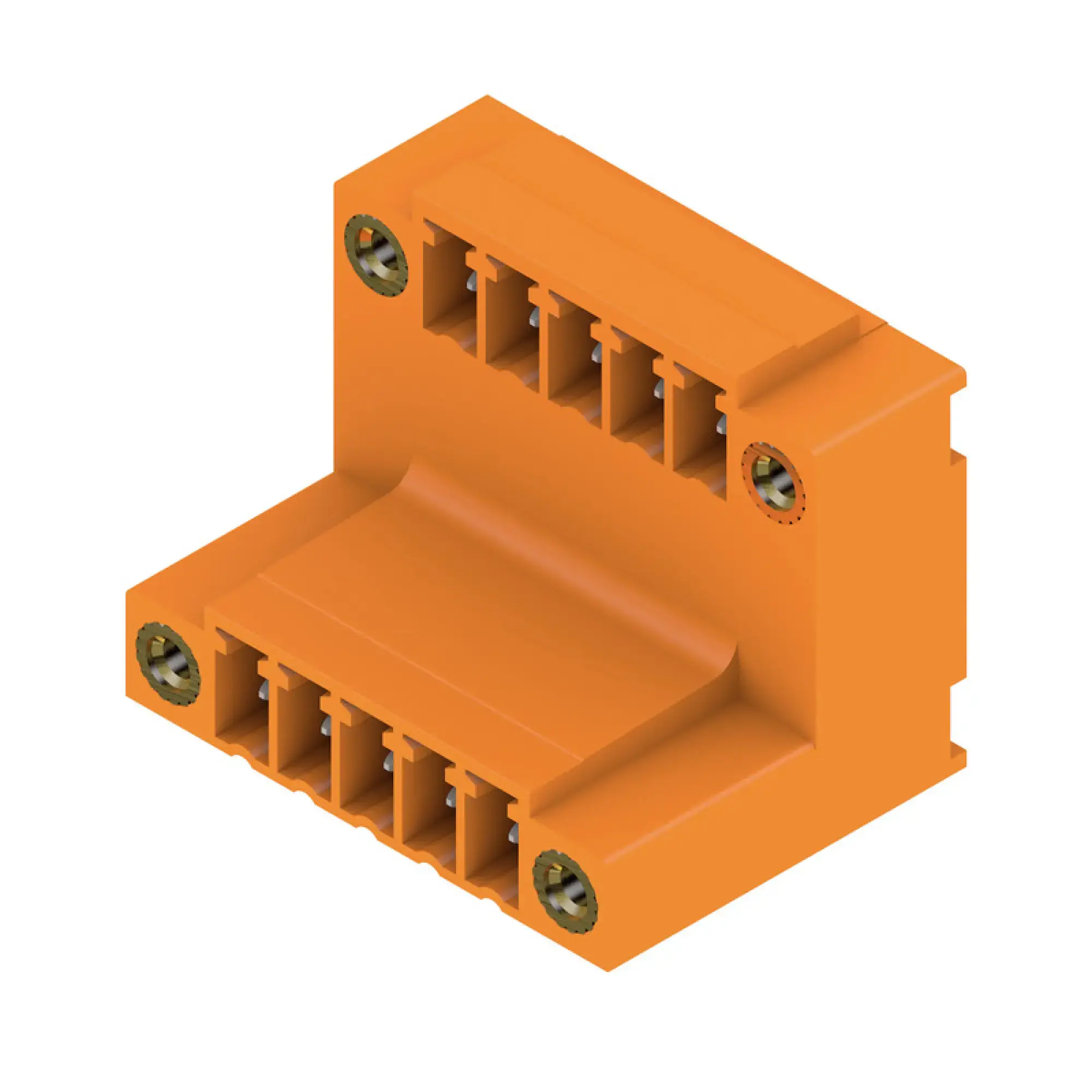 Weidmüller 1032610000 PCB connector (board connection), 160 V, 17.5 A, Pitch in mm: 3.81, Number of poles: 10, THT solder connection, Box (img_001)