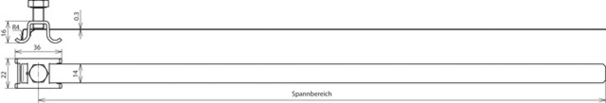 Dehn 200027 Conductor holder for Rd 6-8mm Cu/bronze for downpipes D 50-120mm (img_002)