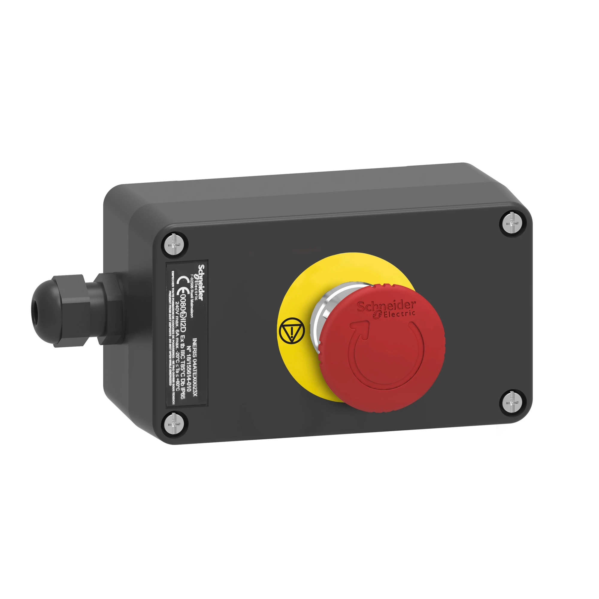 Schneider Electric XAWG178EX ATEX PUSH-BUTTON STATION (INSULATED) 1 NC+1 NO, red emergency stop (img_001)