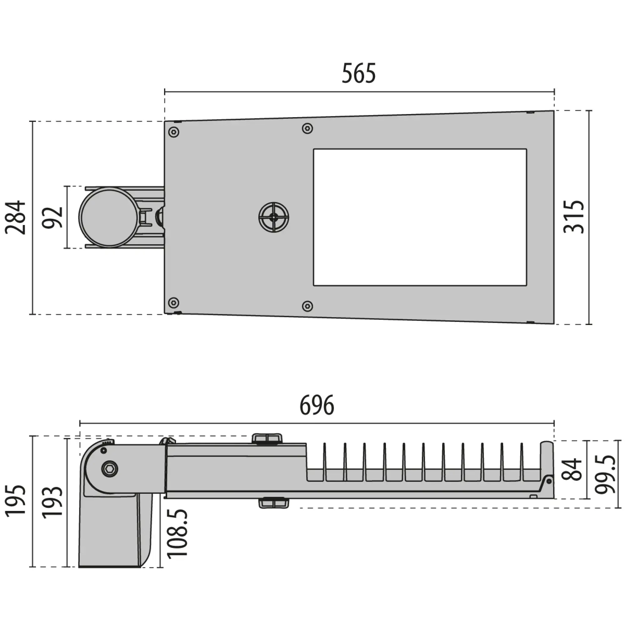 Performance iN Lighting 3117727 LED-Strassenleuchte 4000K 104W D4i ZHAGA Straßenbeleuchtungsoptik 3117727 (img_001) Performance iN Lighting 3117727 LED-Strassenleuchte 4000K 104W D4i ZHAGA Straßenbeleuchtungsoptik 3117727 (img_001)