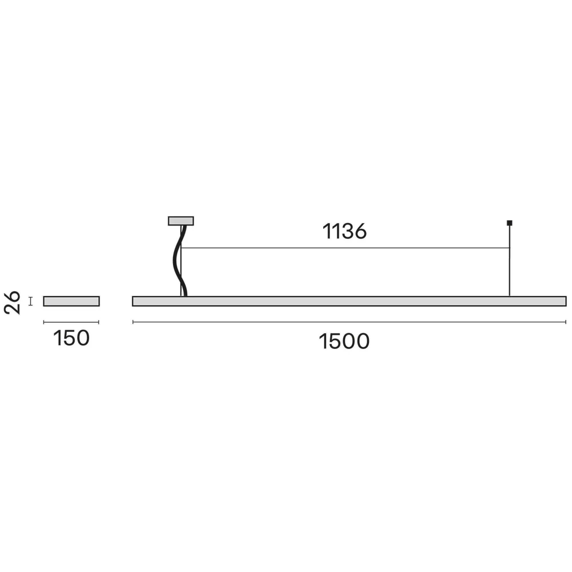 Performance iN Lighting 3123685 LED-Pendelleuchte 4000K 70W statisch opalweißer Diffusor d+i 3123685 (img_003)