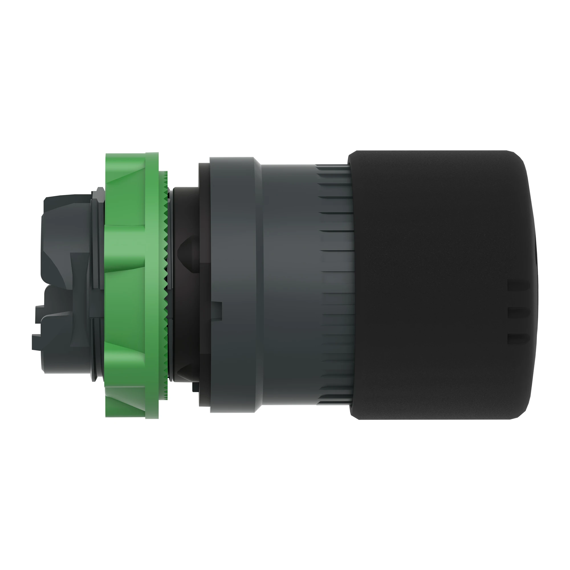 Schneider Electric ZB5AS42 Mushroom pushbutton, front element, Harmony XB5, plastic, 22mm, black, mushroom 30mm, twist release (img_002)