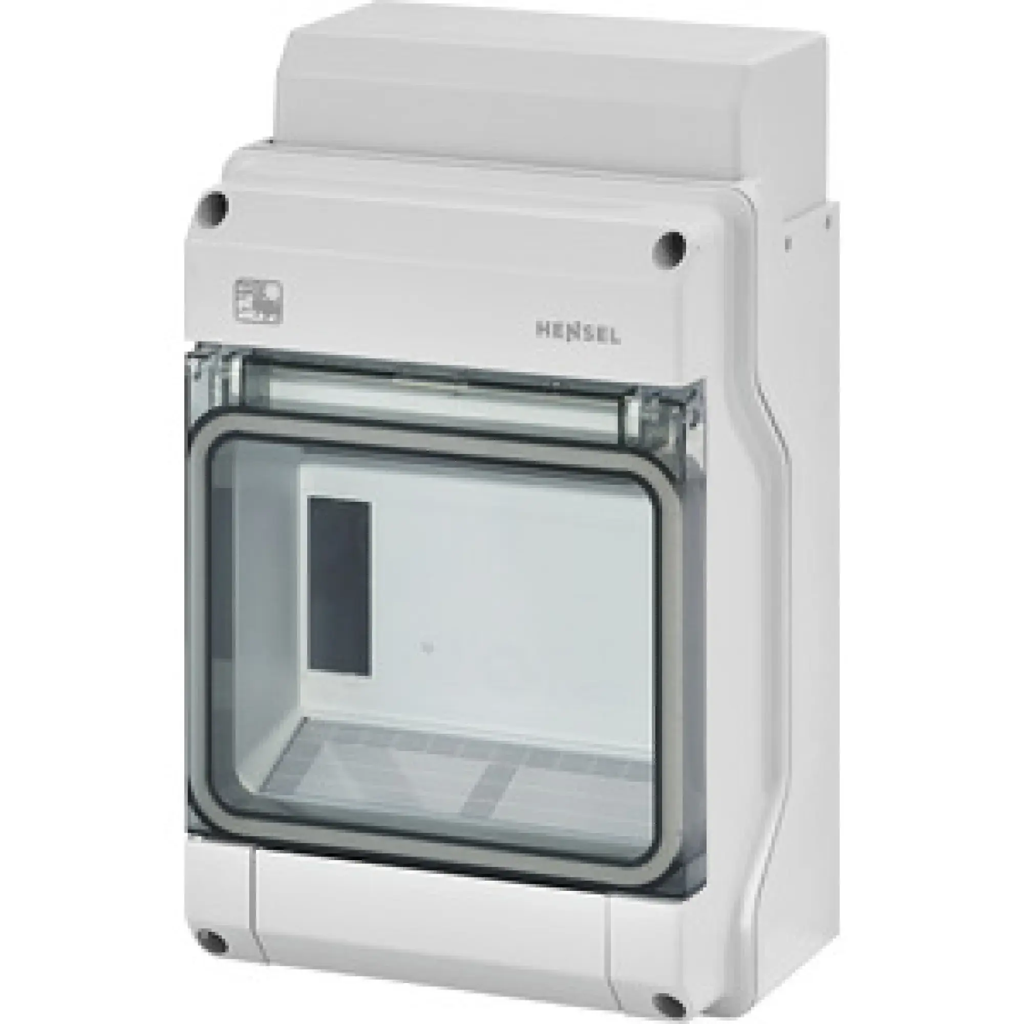 Hensel 61001102 KV 90-Automatengehäuse Polycarbonat 6 Teilungseinheiten (6x18 mm), IP 65 KV PC 9106 (img_001)