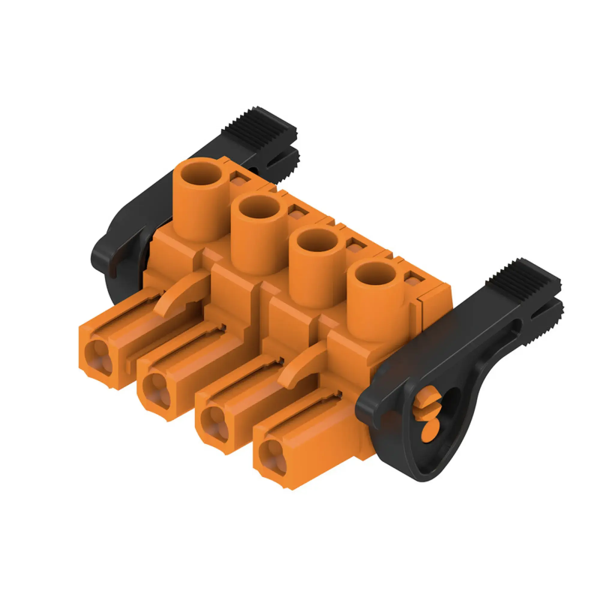 Weidmüller 1093490000 PCB connector (wire connection), 500 V, 29 A, Pitch in mm: 7.62, 4 mm², Number of poles: 4, Clamping yoke connection, Box (img_001)