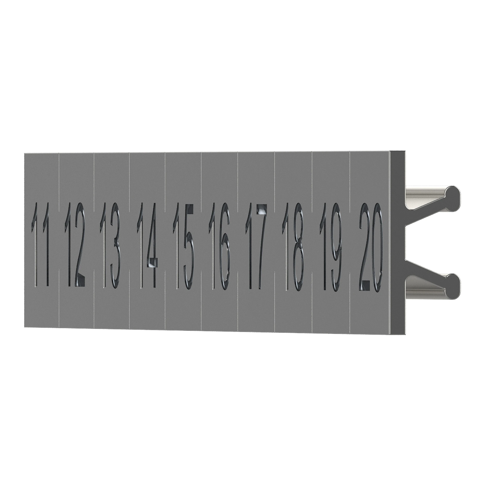Schneider Electric SSDZLN2 Plug-in labels for SSD semiconductor relays, numbered from 11 to 20 (img_005) Schneider Electric SSDZLN2 Plug-in labels for SSD semiconductor relays, numbered from 11 to 20 (img_005)