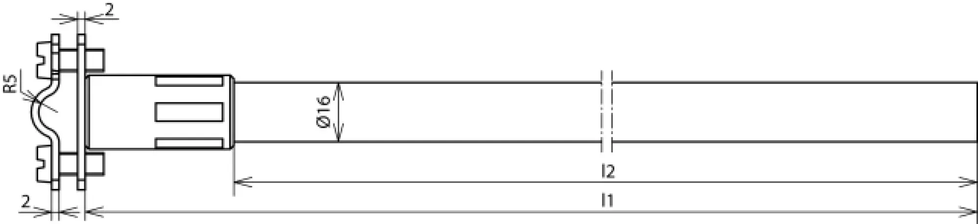 Dehn 106170 DEHNiso spacer f. Rd 7-10mm L 675mm without fixing element (img_002) Dehn 106170 DEHNiso spacer f. Rd 7-10mm L 675mm without fixing element (img_002)