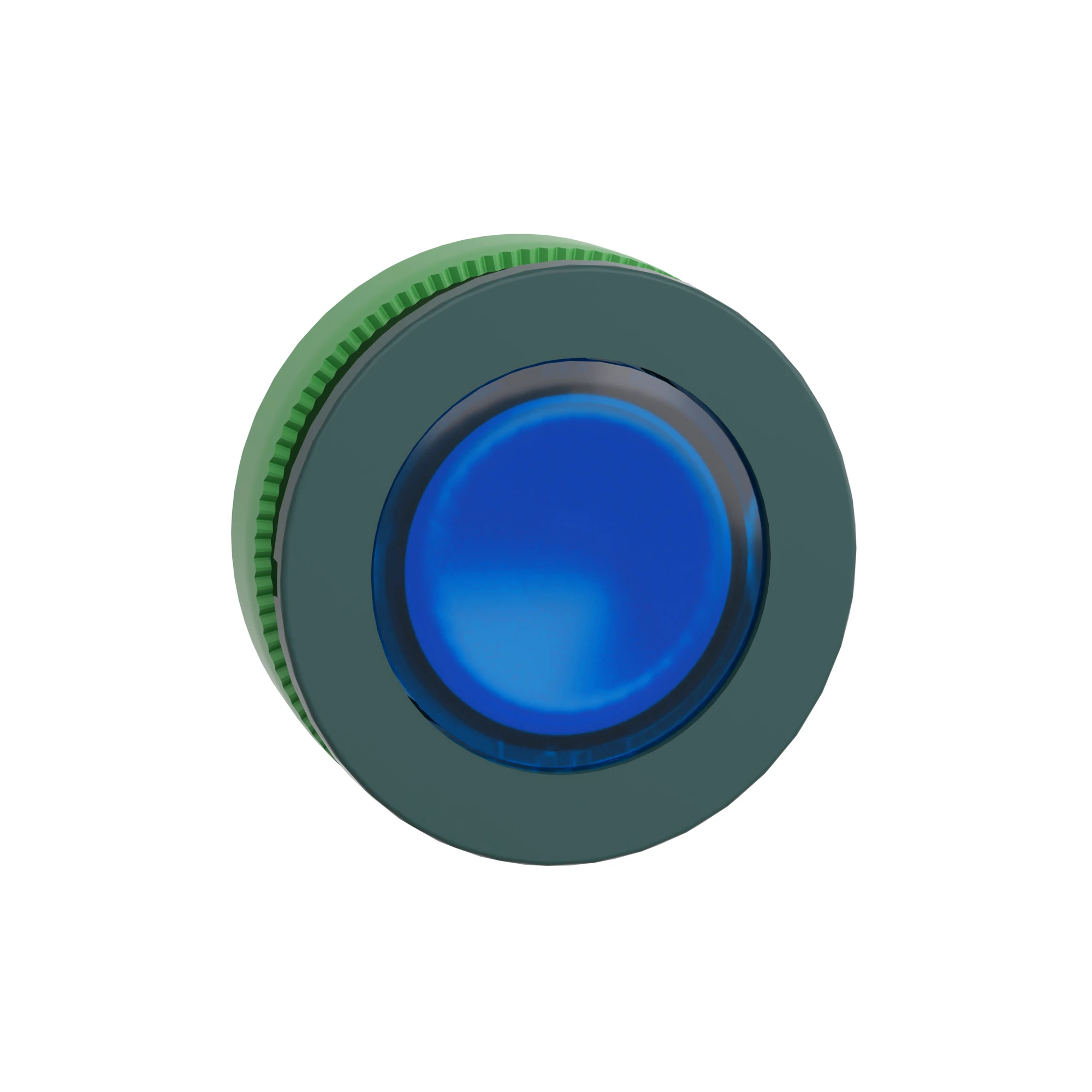 Schneider Electric ZB5FH063 Illuminated push-button, front element, Harmony XB5F, plastic, 30mm, blue, unmarked, for universal LED, latching (img_005)