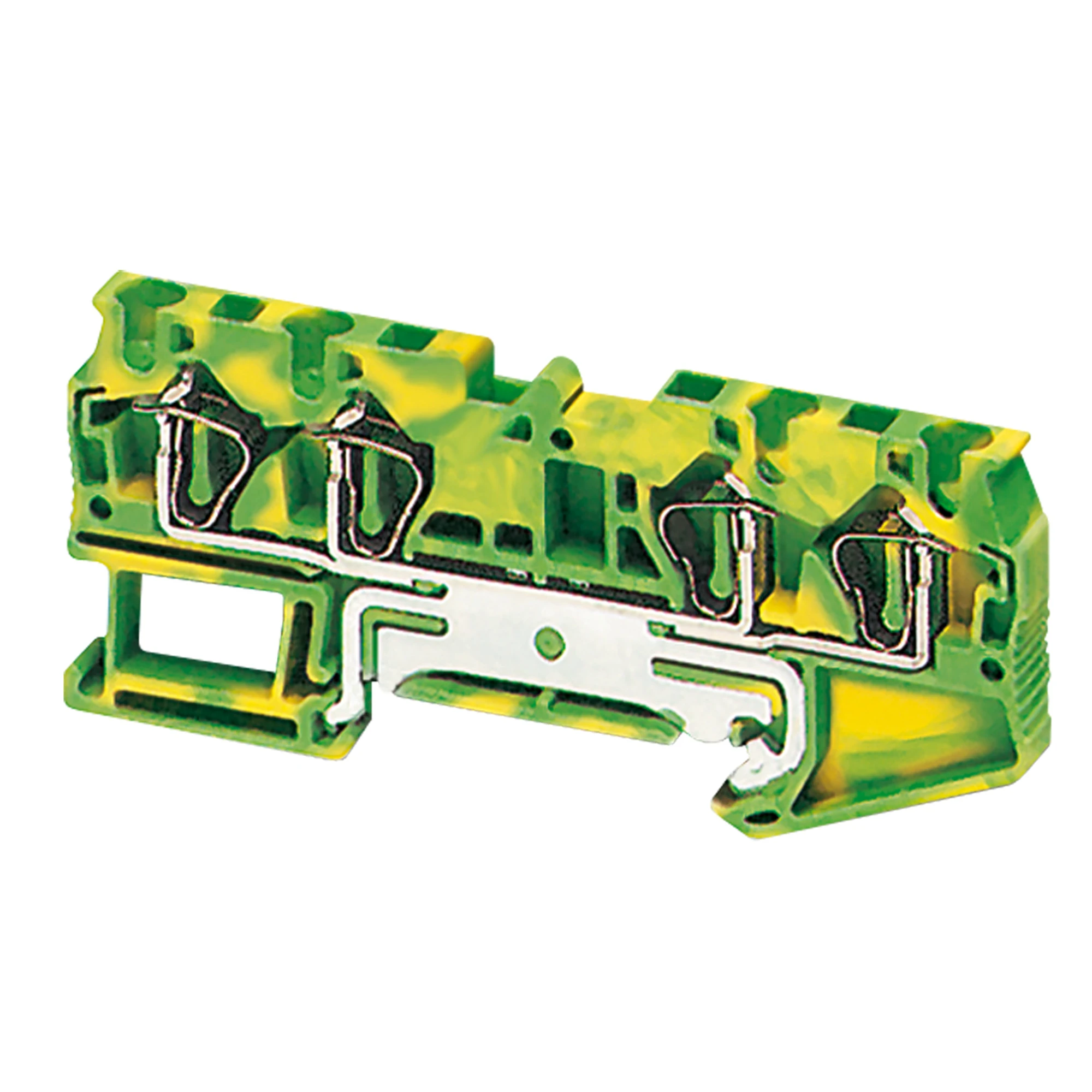 Schneider Electric NSYTRR44PE Linergy Grounding Terminal, 4mm2, Single Level, 2x2, Spring, Green-Yellow (img_001) Schneider Electric NSYTRR44PE Linergy Grounding Terminal, 4mm2, Single Level, 2x2, Spring, Green-Yellow (img_001)