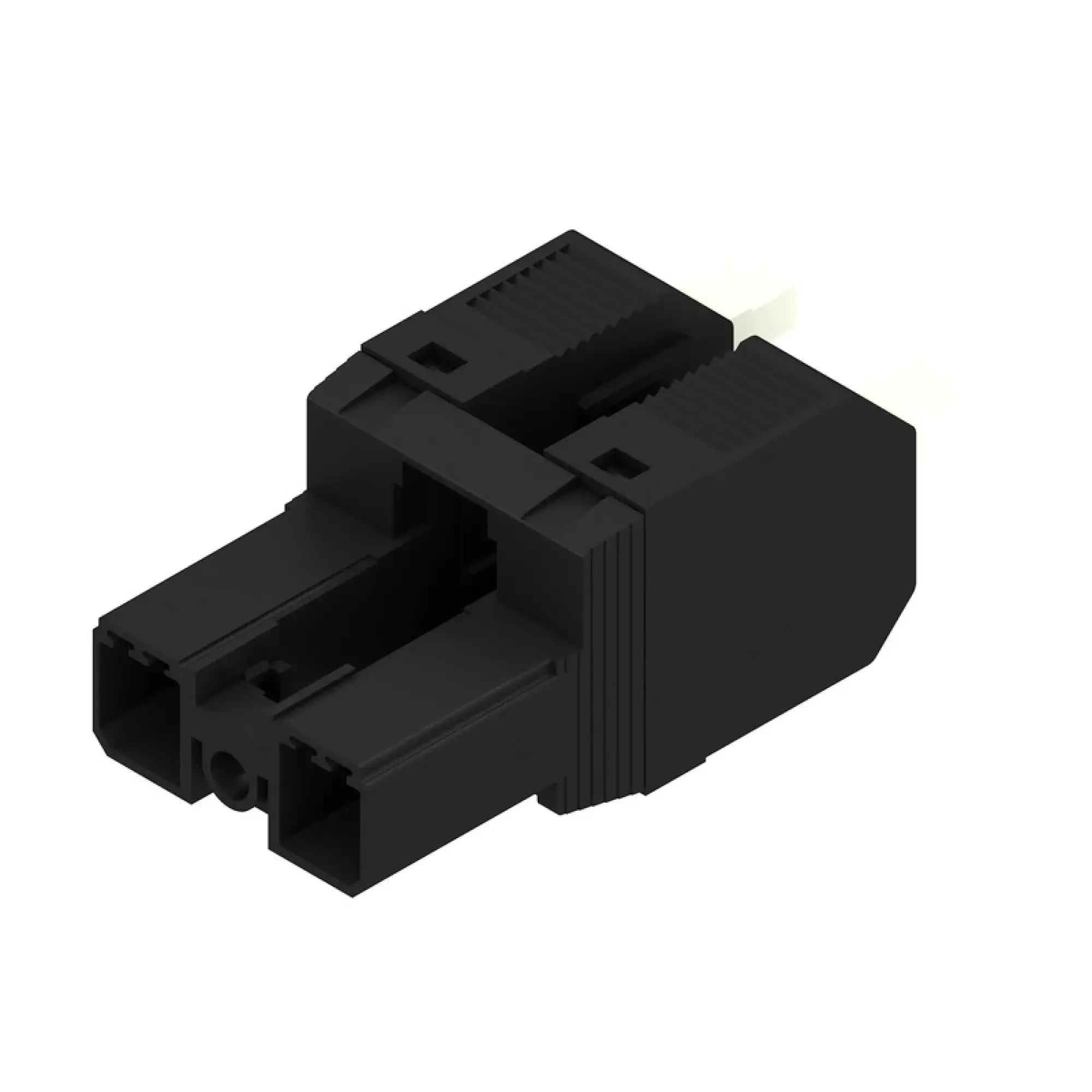 Weidmüller 2630260000 PCB connector (wire connection), 800 V, 41 A, Pitch in mm: 7.62, 6 mm², Number of poles: 2, PUSH IN with actuator, Box (img_001) Weidmüller 2630260000 PCB connector (wire connection), 800 V, 41 A, Pitch in mm: 7.62, 6 mm², Number of poles: 2, PUSH IN with actuator, Box (img_001)