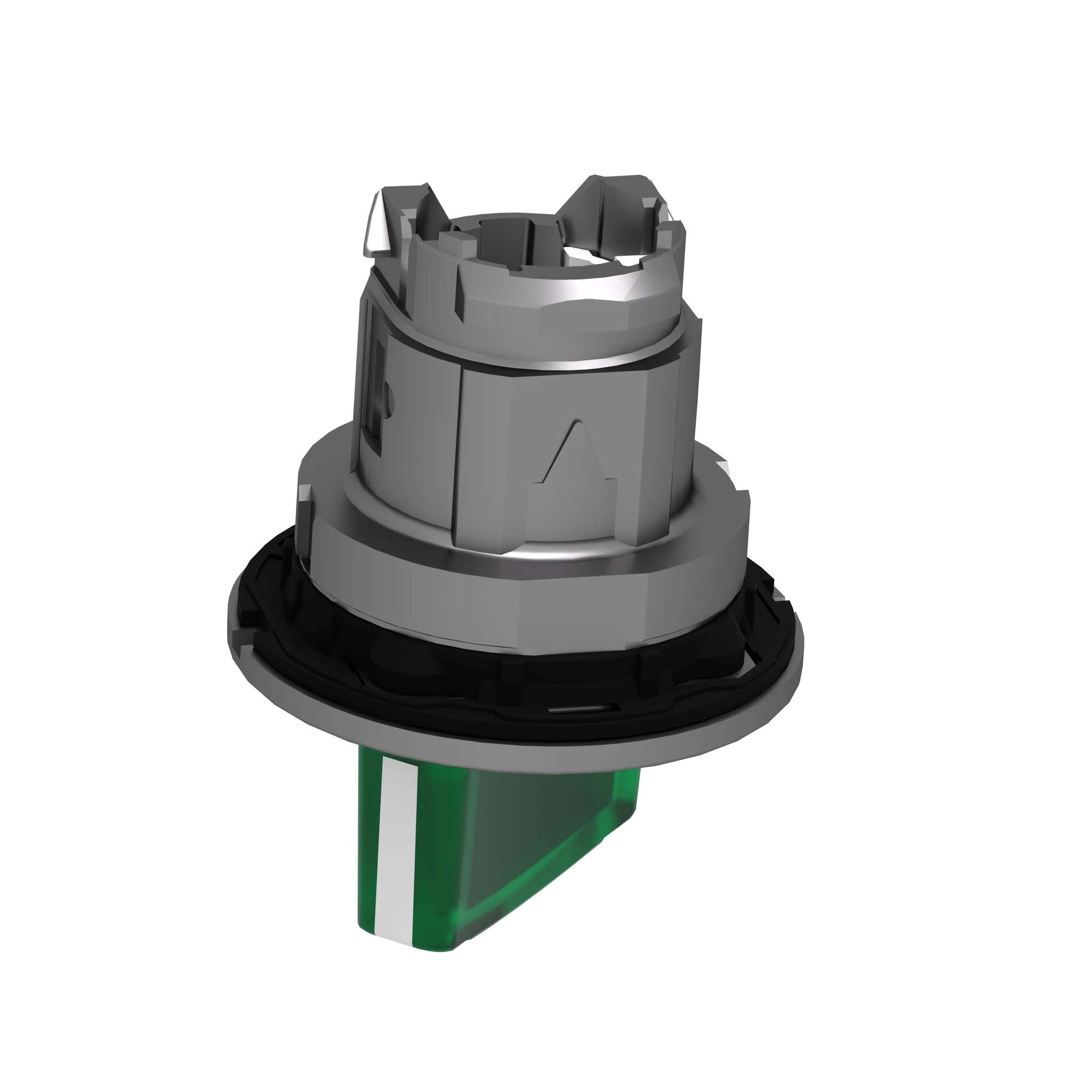 Schneider Electric ZB4FK1433 Illuminated Selector Switch, Front Element, Harmony XB4F, Metal, 30mm, Green, for Universal LED, 2 Positions, Momentary (img_007)