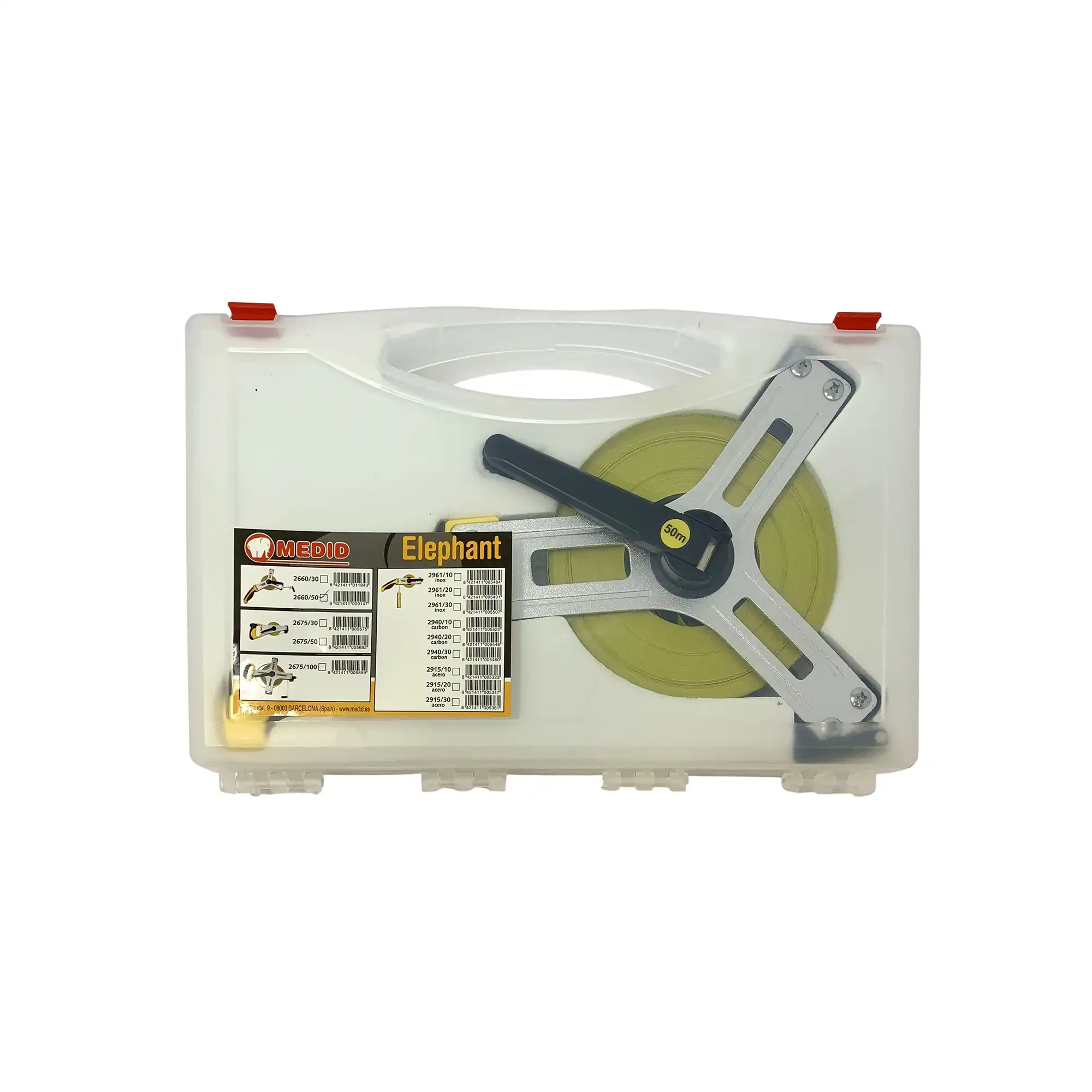 MEDID 2660/50 Metal tape measure and open housing 50m (img_003) MEDID 2660/50 Metal tape measure and open housing 50m (img_003)