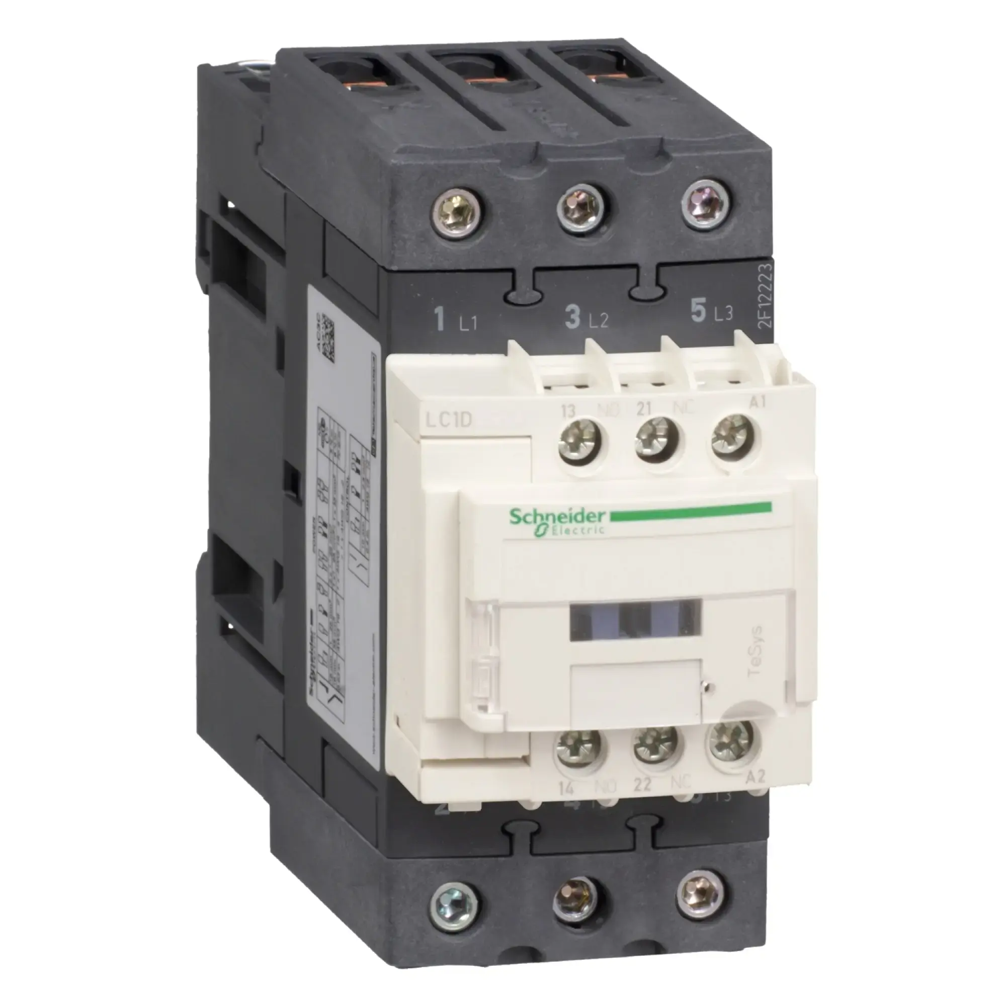 Schneider Electric LC1D40ACD Power Contactor LC1D 3p, +1NO+1NC, 18.5 kW, 40 A, 400 V AC3, Coil 36 V DC (img_002)