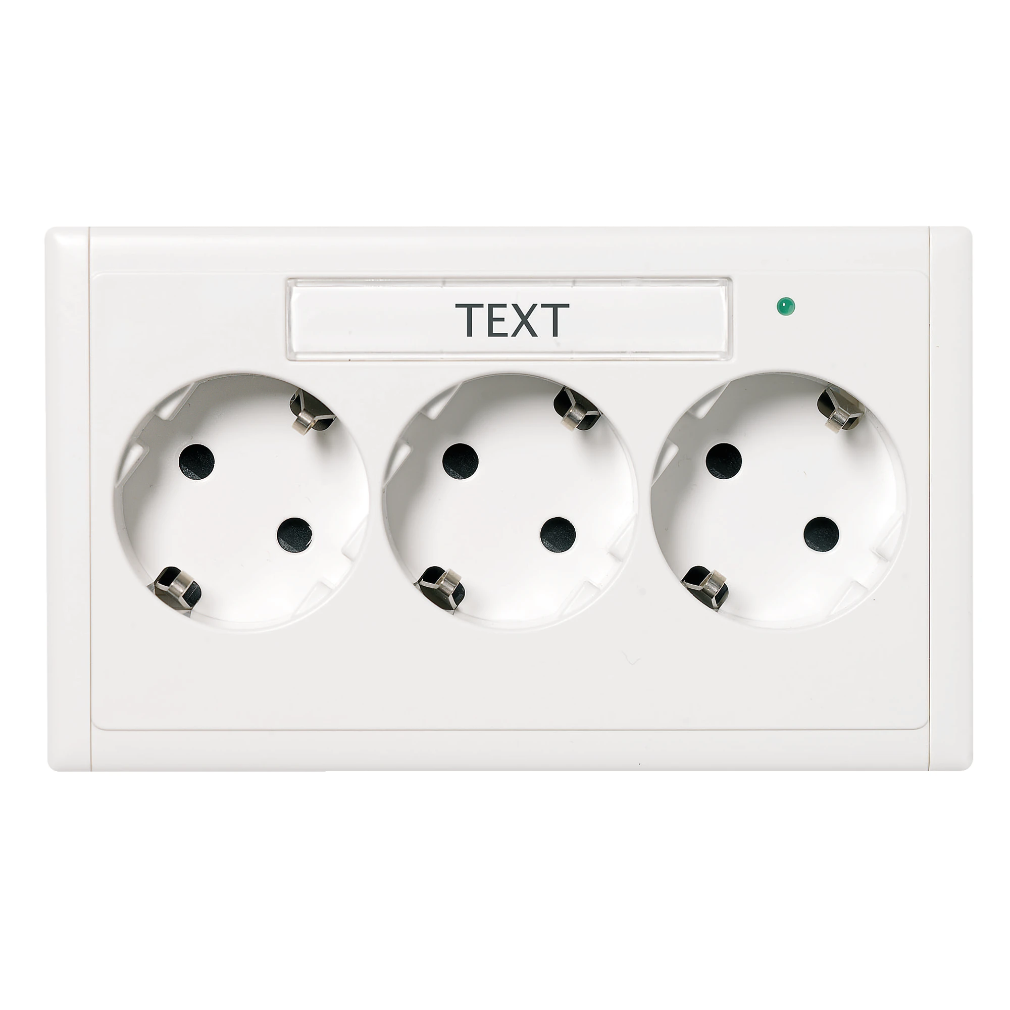 Schneider Electric 5940250 Triple Socket Master Script Field Channel Green LED Indicator CYB-PS White RAL9016 (img_001) Schneider Electric 5940250 Triple Socket Master Script Field Channel Green LED Indicator CYB-PS White RAL9016 (img_001)