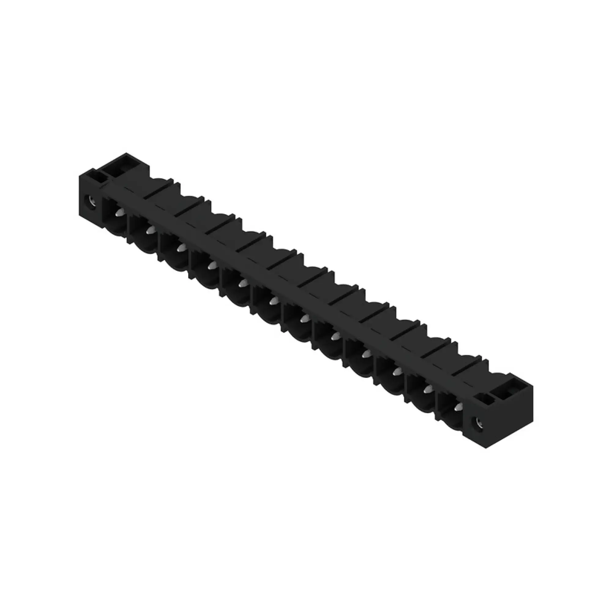 Weidmüller 1124320000 PCB connector (board connection), 500 V, 29 A, Pitch in mm: 7.62, Number of poles: 12, THT solder connection, Box (img_001)