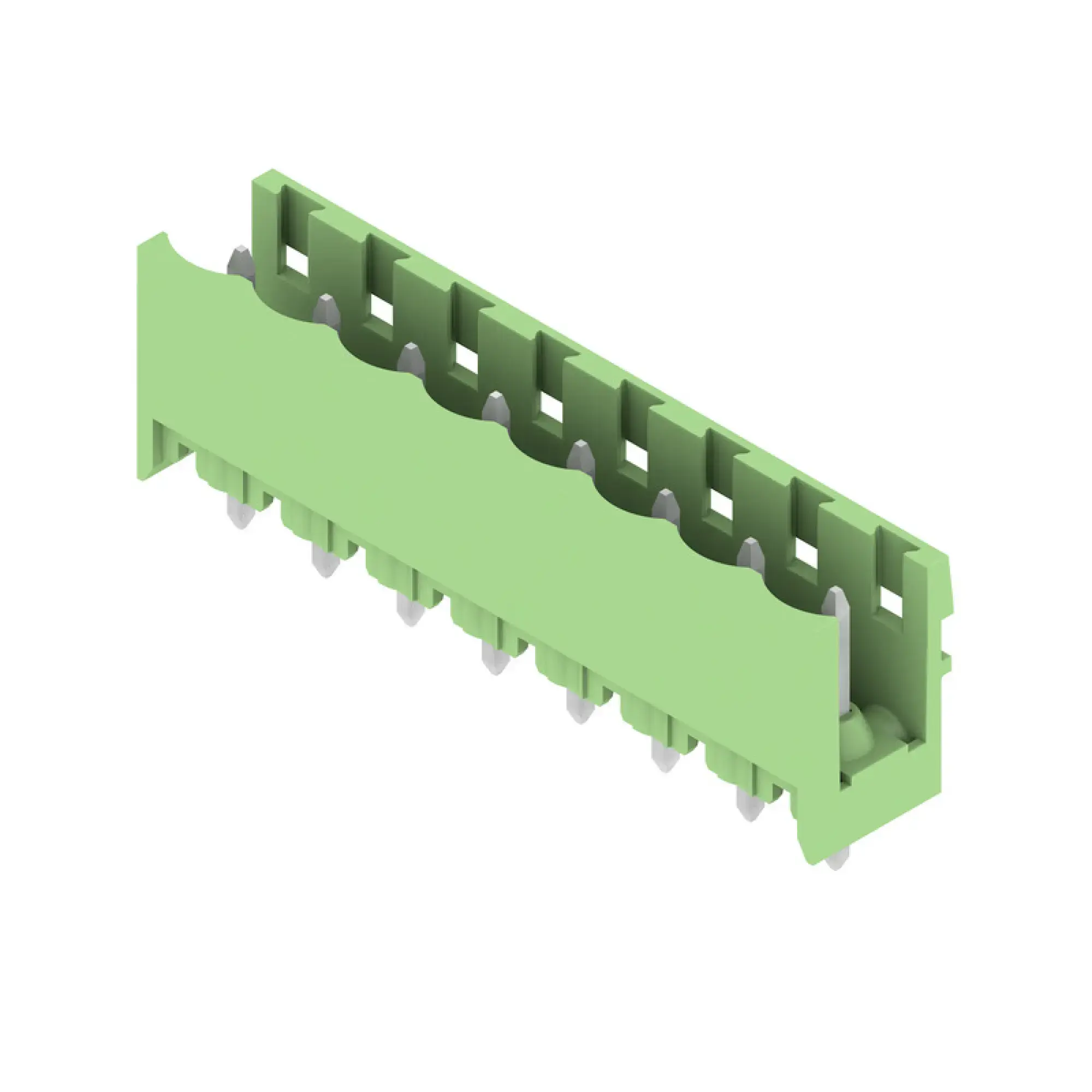 Weidmüller 1401850000 PCB connector (board connection), 320 V, 24 A, Pitch in mm: 5.08, Number of poles: 8, THT solder connection, Box (img_001)