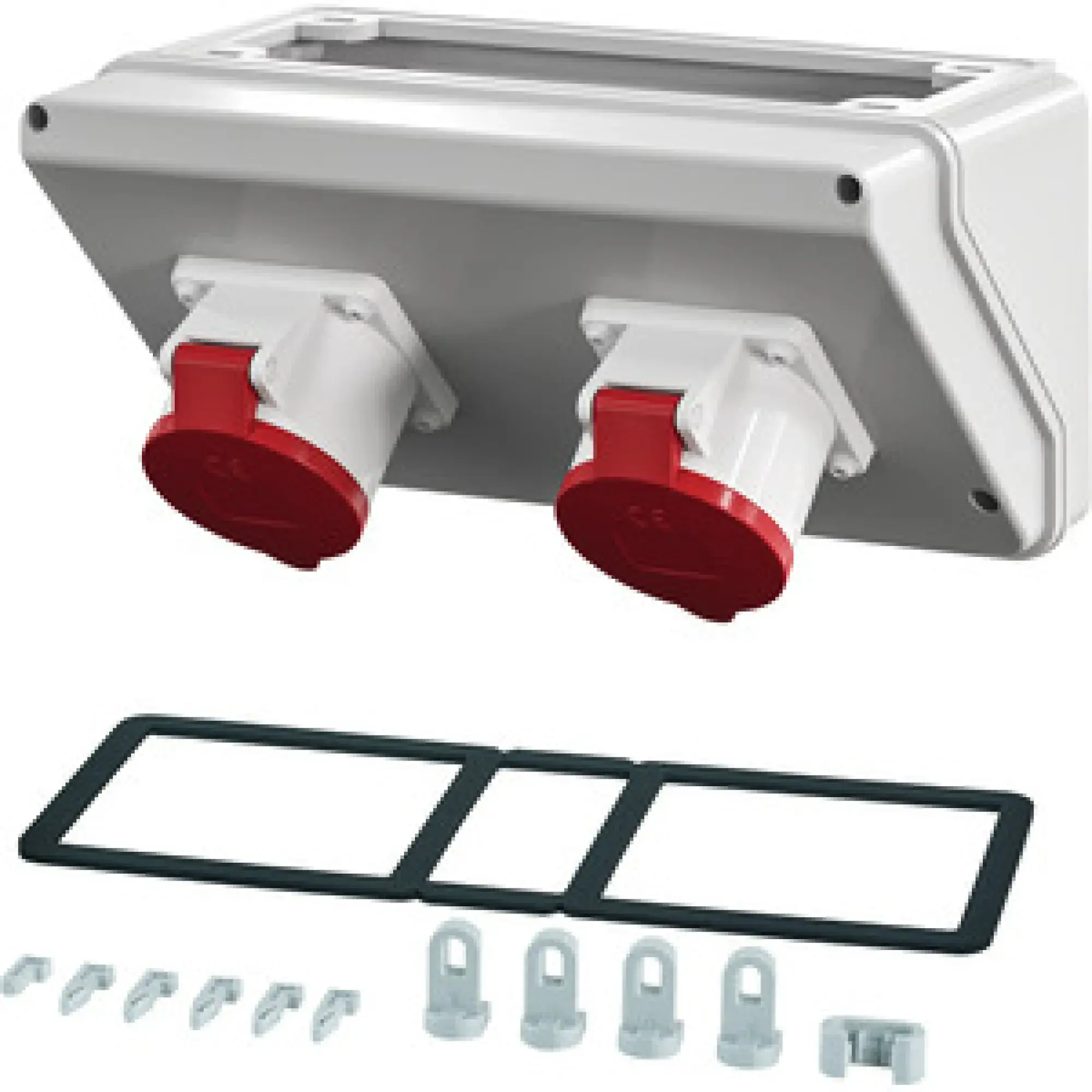 Hensel 20001085 Mi Connection Box, 2x CEE 32A, 5p., 400V, 6h Mi CB 13 (img_001) Hensel 20001085 Mi Connection Box, 2x CEE 32A, 5p., 400V, 6h Mi CB 13 (img_001)