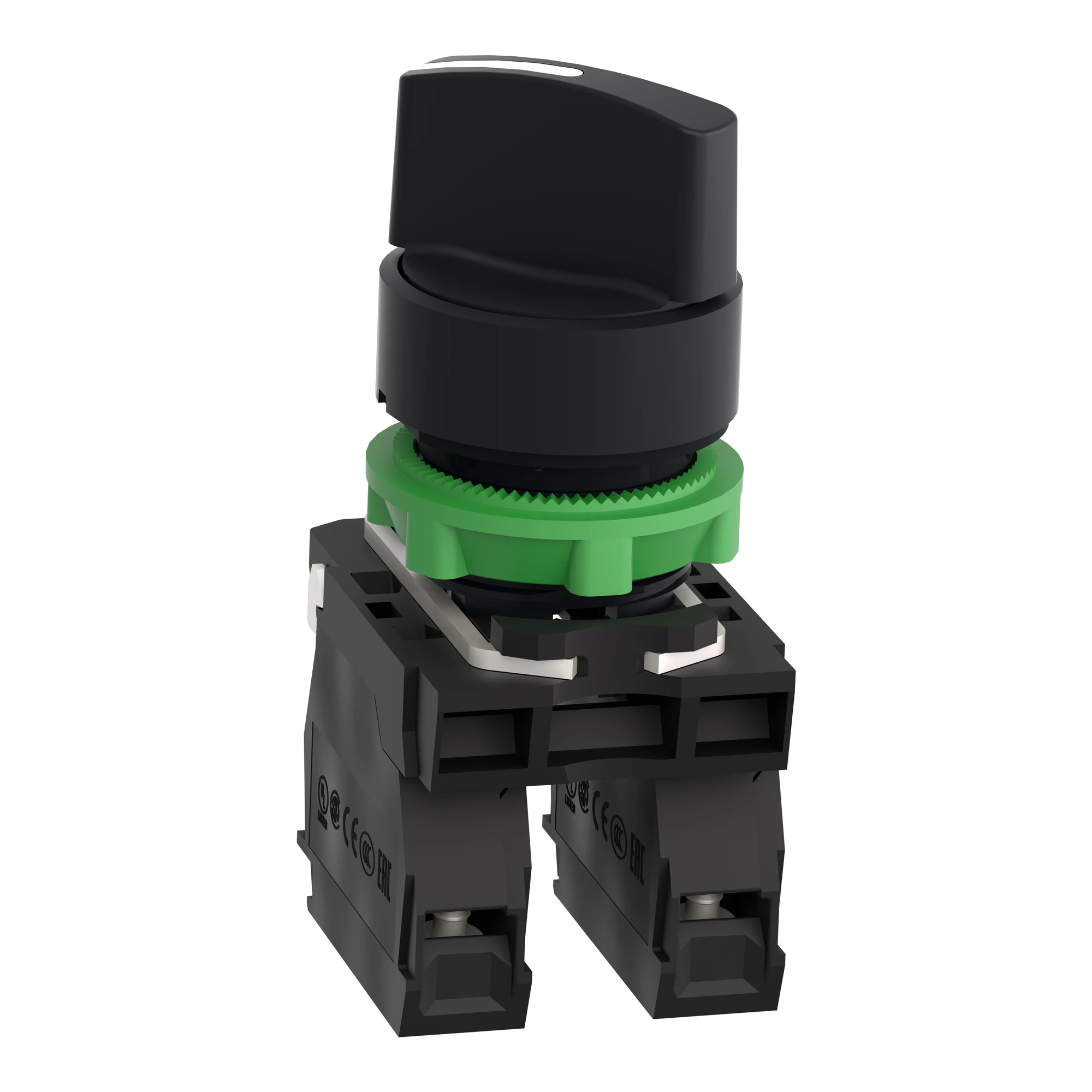 Schneider Electric XB5AD23 Selector switch, Harmony XB5, plastic, black, 2 positions, 22mm, latching, 2S (img_005) Schneider Electric XB5AD23 Selector switch, Harmony XB5, plastic, black, 2 positions, 22mm, latching, 2S (img_005)