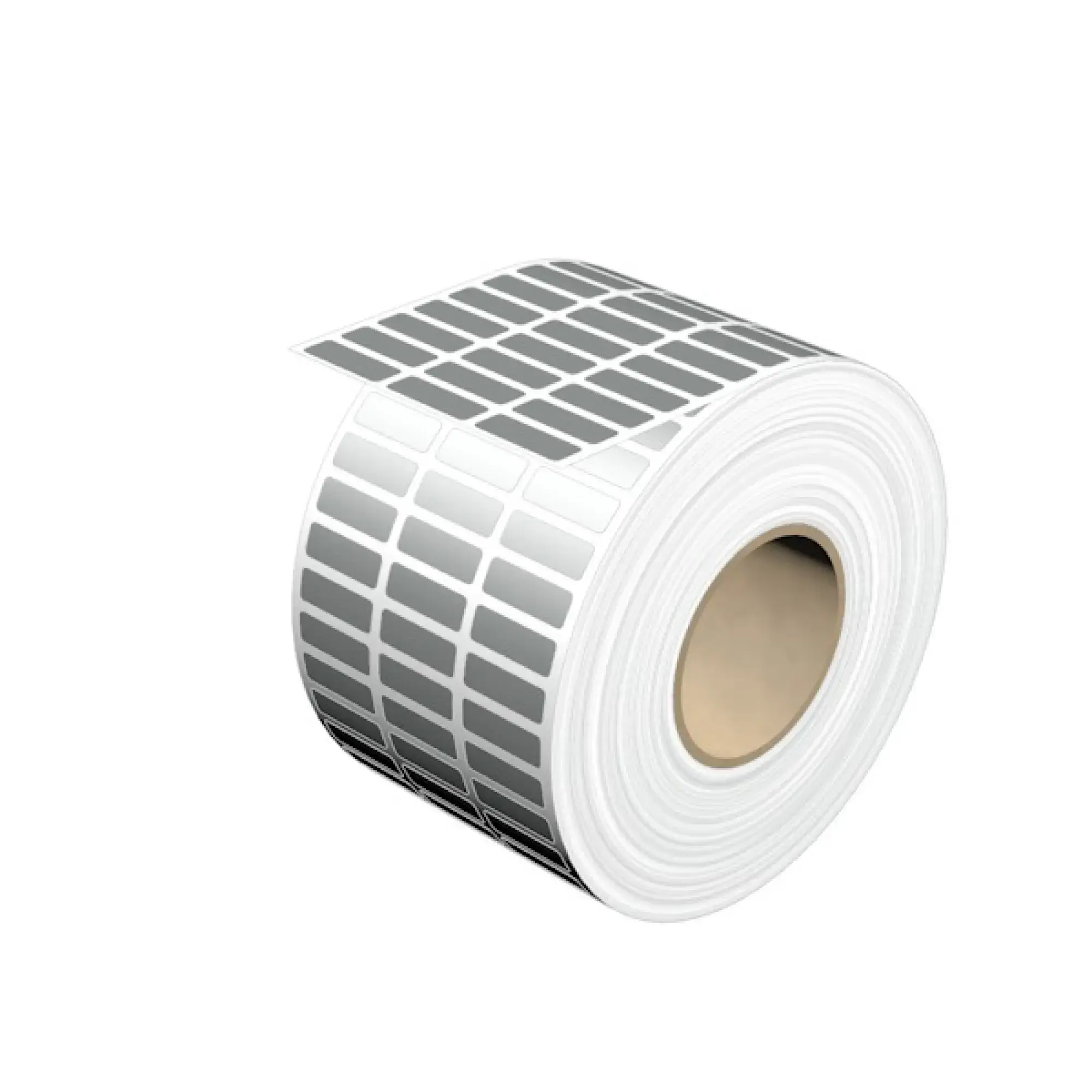 Weidmüller 1753270001 Device marking, Width: 18 mm, Polyester, silver, Operating temperature range: -40...150 °C (img_001)