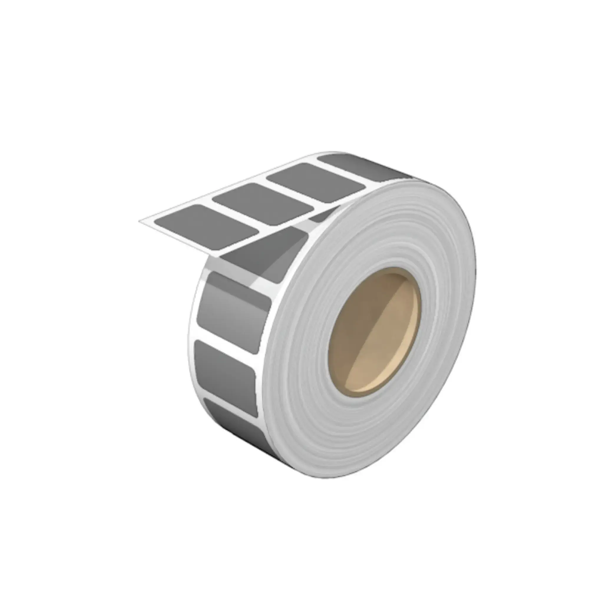 Weidmüller 2496900000 Device marking, Width: 27 mm, Polyester, grey, Operating temperature range: -40...120 °C (img_001)