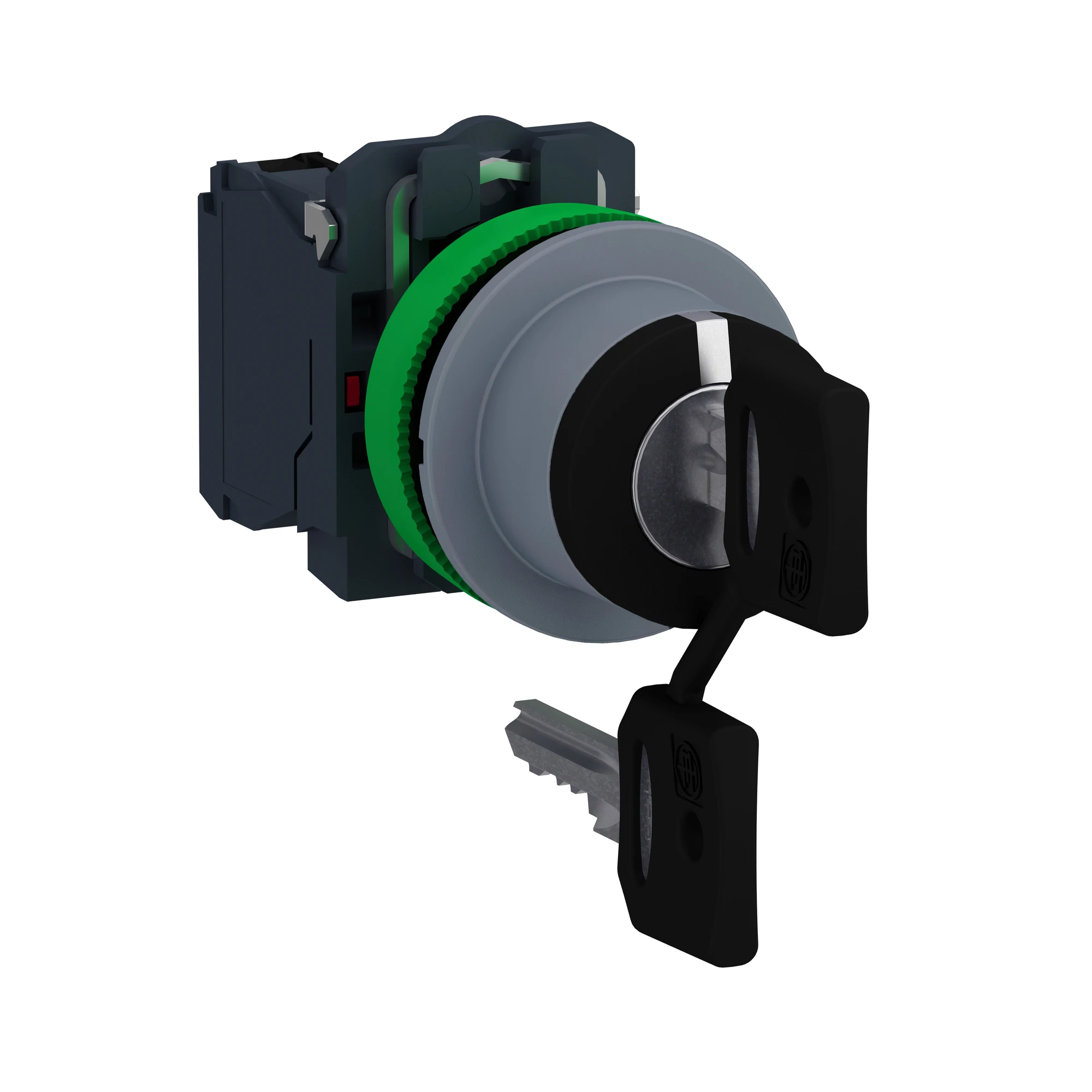 Schneider Electric XB5FG33C0 Key switch, Harmony XB5F, plastic, light gray, black, 3 positions, 30mm, latching, Ronis 455, 2S (img_001) Schneider Electric XB5FG33C0 Key switch, Harmony XB5F, plastic, light gray, black, 3 positions, 30mm, latching, Ronis 455, 2S (img_001)