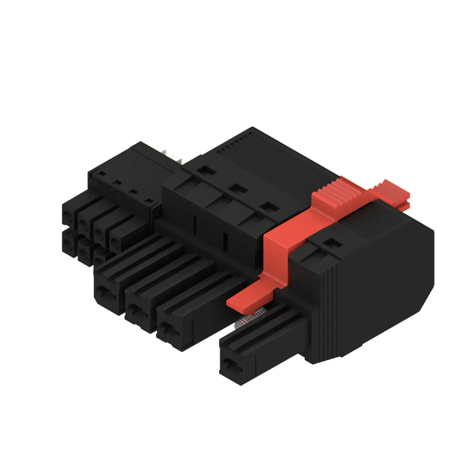 Weidmüller 2628530000 Hybrid connector (wire connection), 7.62 mm, Number of poles: 4, PUSH IN with actuator, PUSH IN without actuator (img_001)